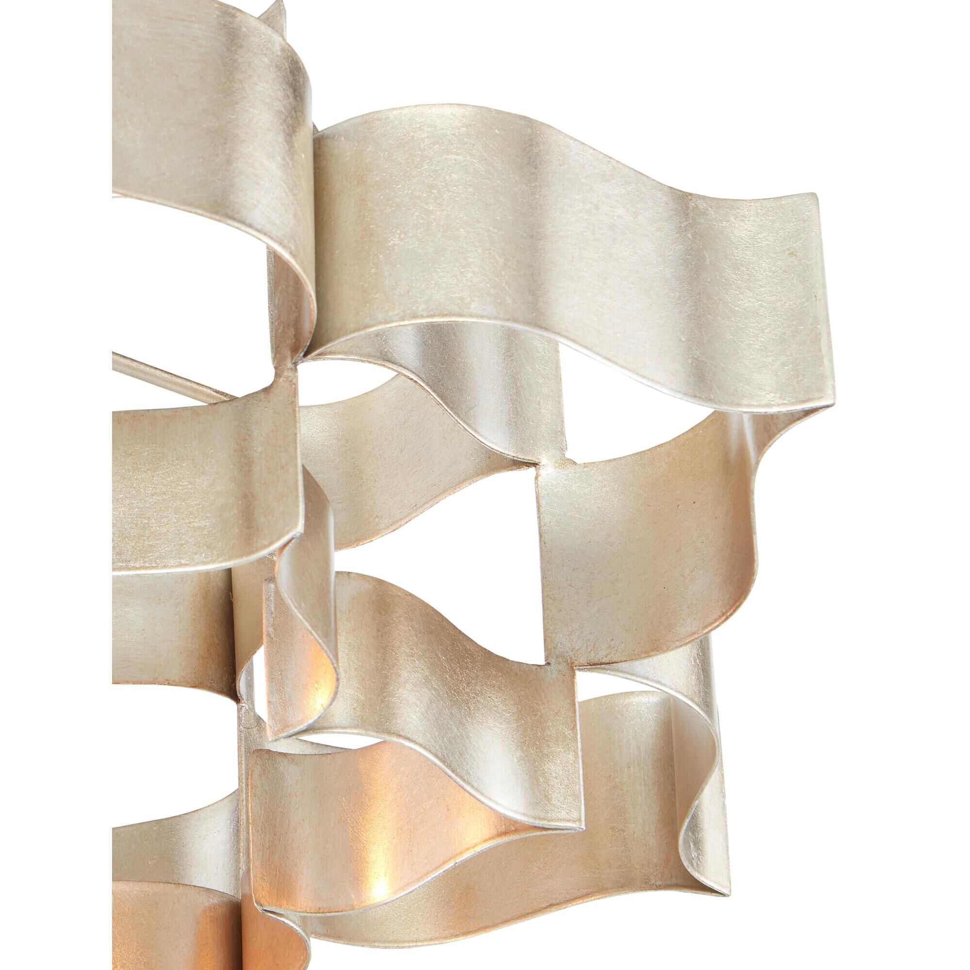 Shown in Contemporary Silver Leaf finish