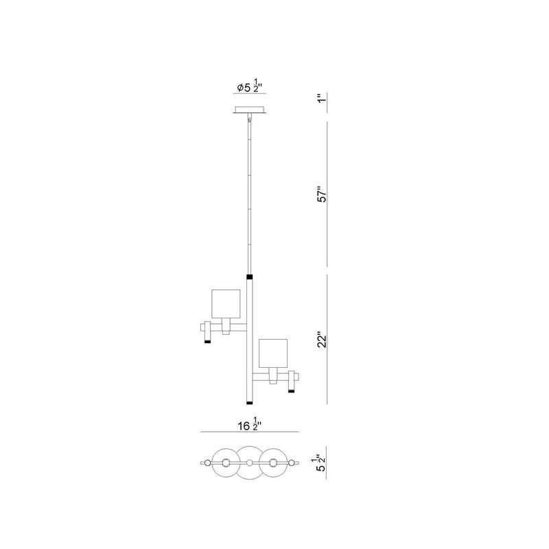 Decato 6 Inch Mini Pendant by Eurofase Lighting