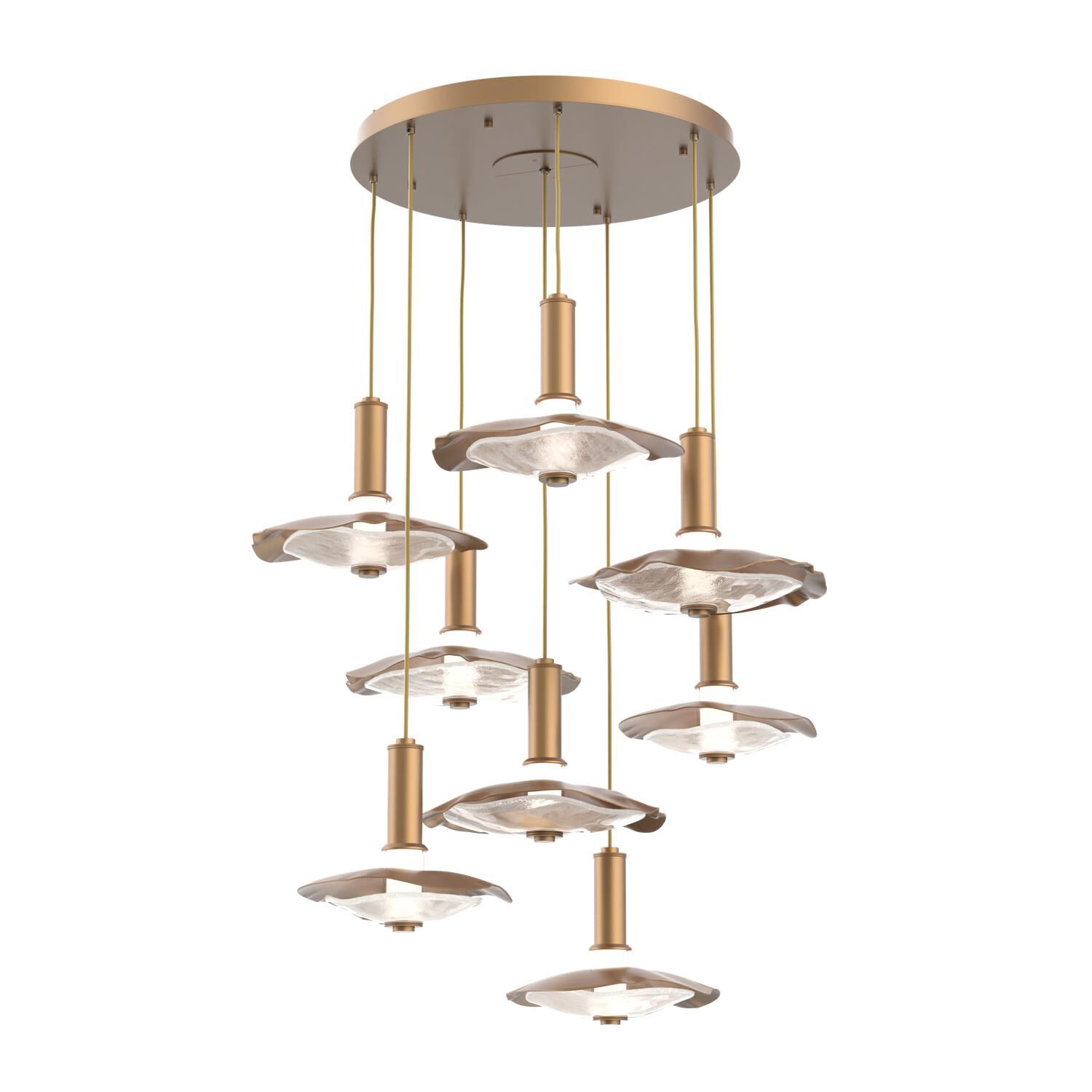 Shown in Novel Brass finish and Clear Granite accent