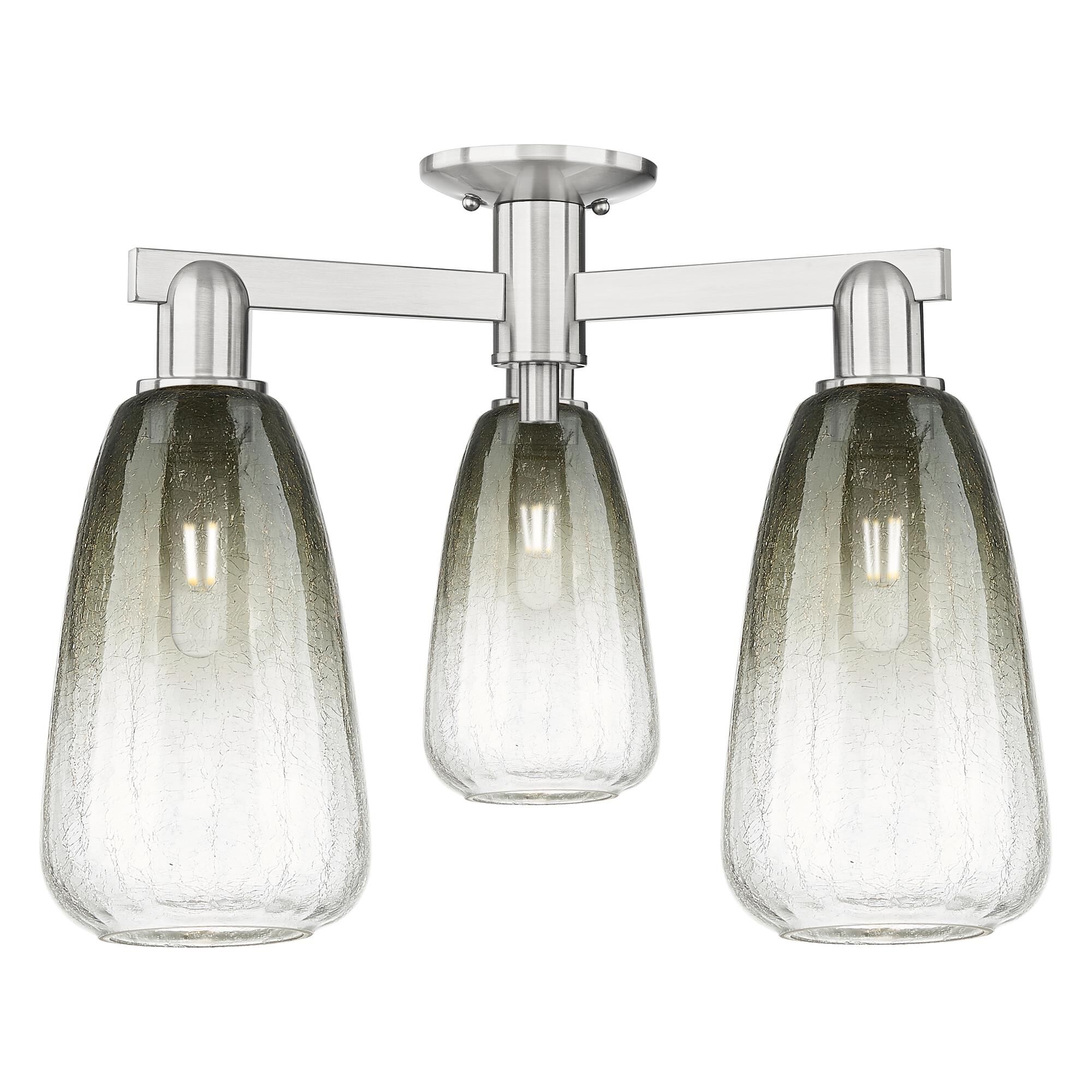 Bruno Marashlian Brookhaven Almond 24 Inch Semi Flush Mount by Innovations Lighting