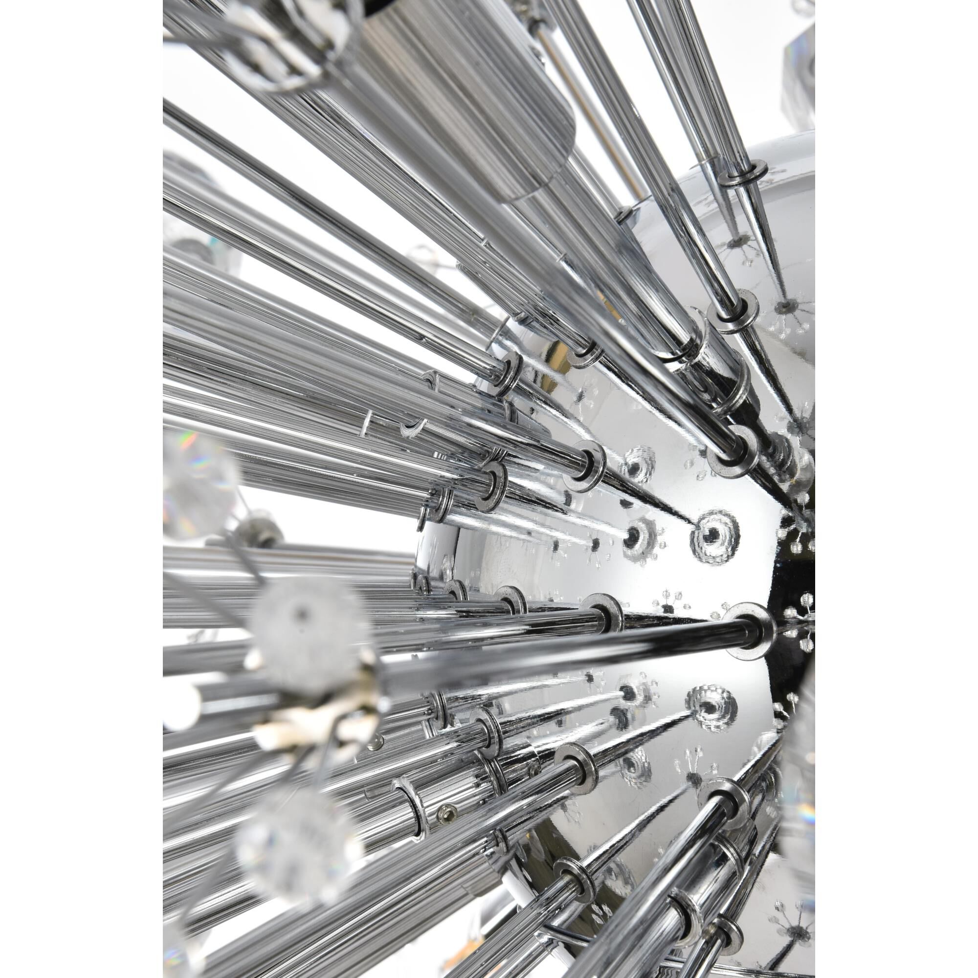 Shown in Chrome finish and Royal Cut crystal