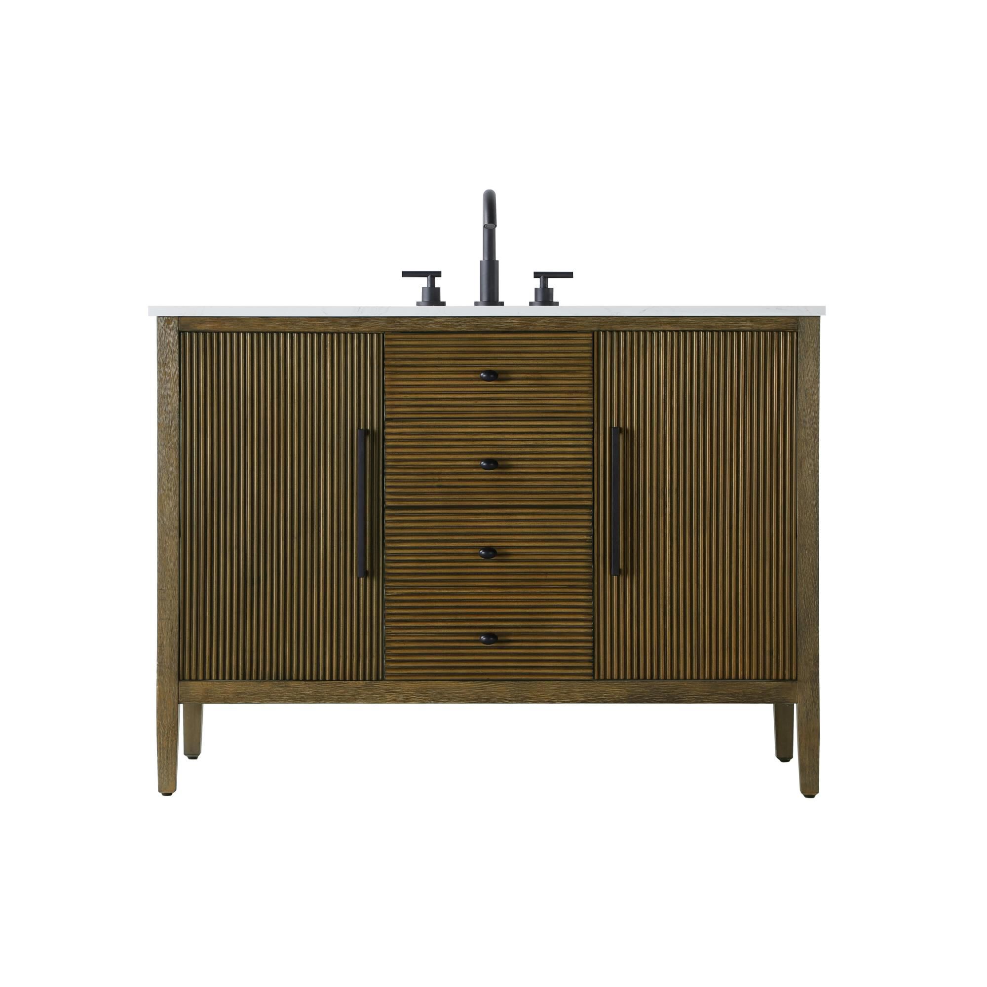 Shown in Hazel Oak finish