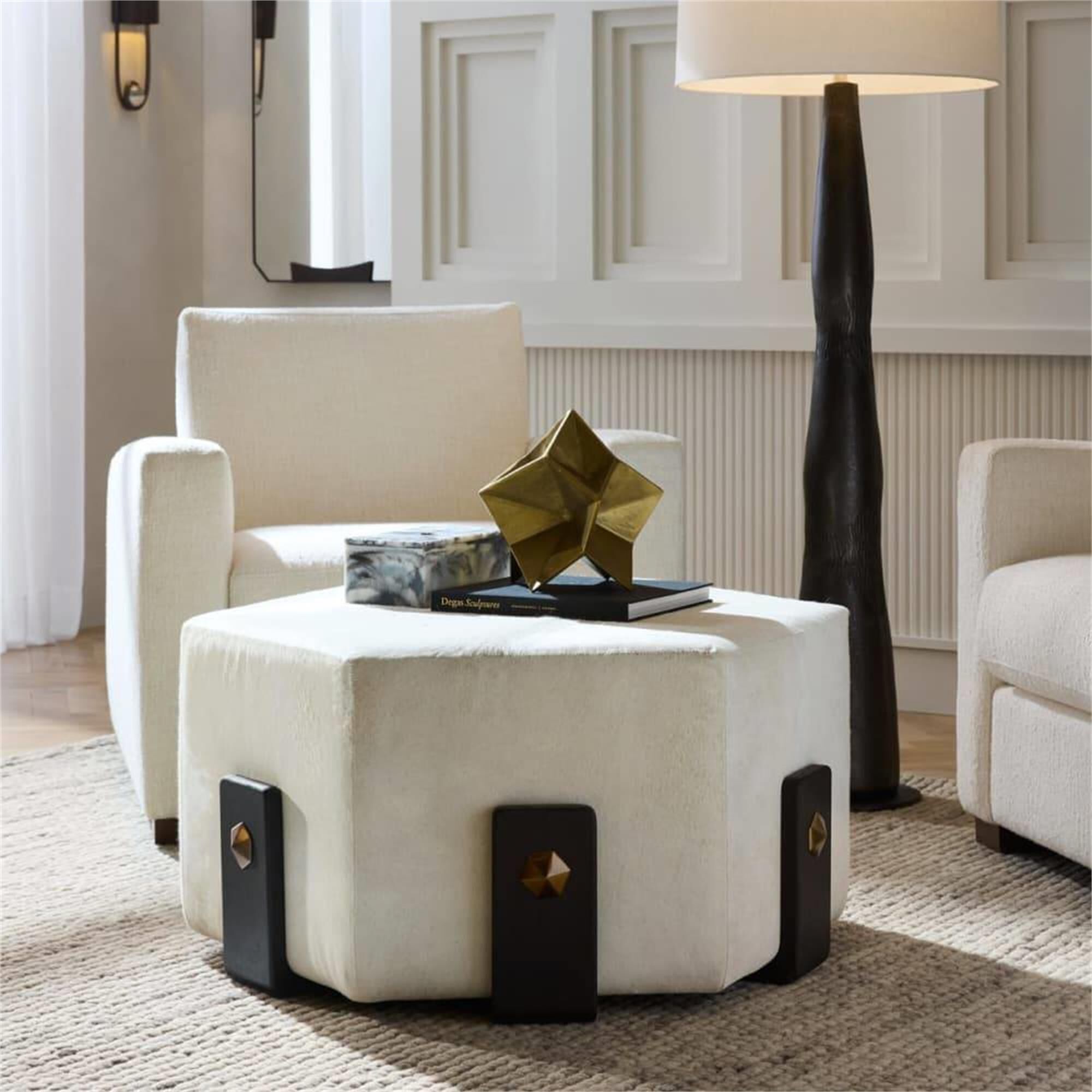 Shown in White finish