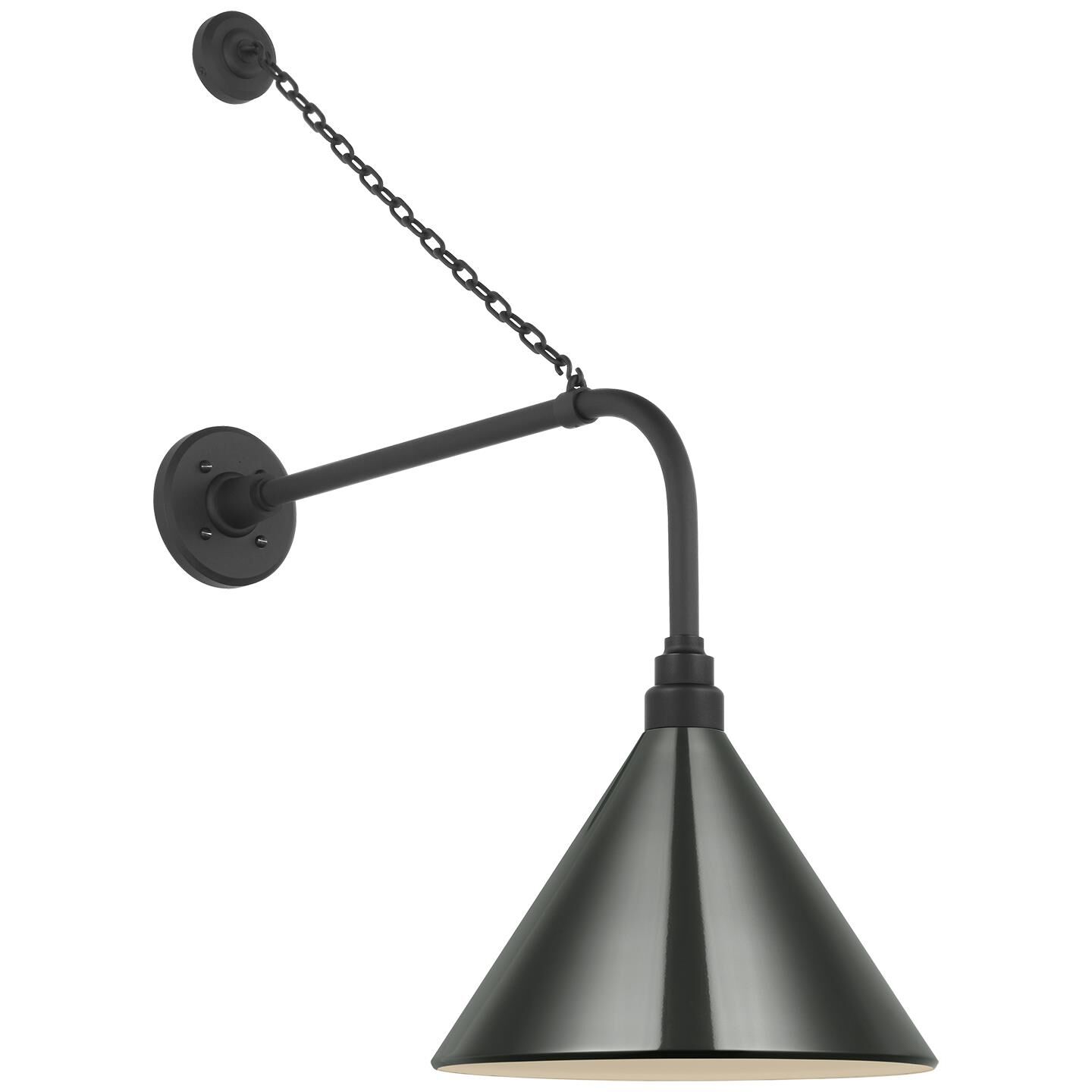 Thomas O'Brien Academy Barn Light 33 Inch Outdoor Wall Light by Visual Comfort Signature Collection
