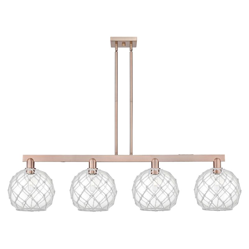 Bruno Marashlian Farmhouse Rope 53 Inch Linear Suspension Light by Innovations Lighting