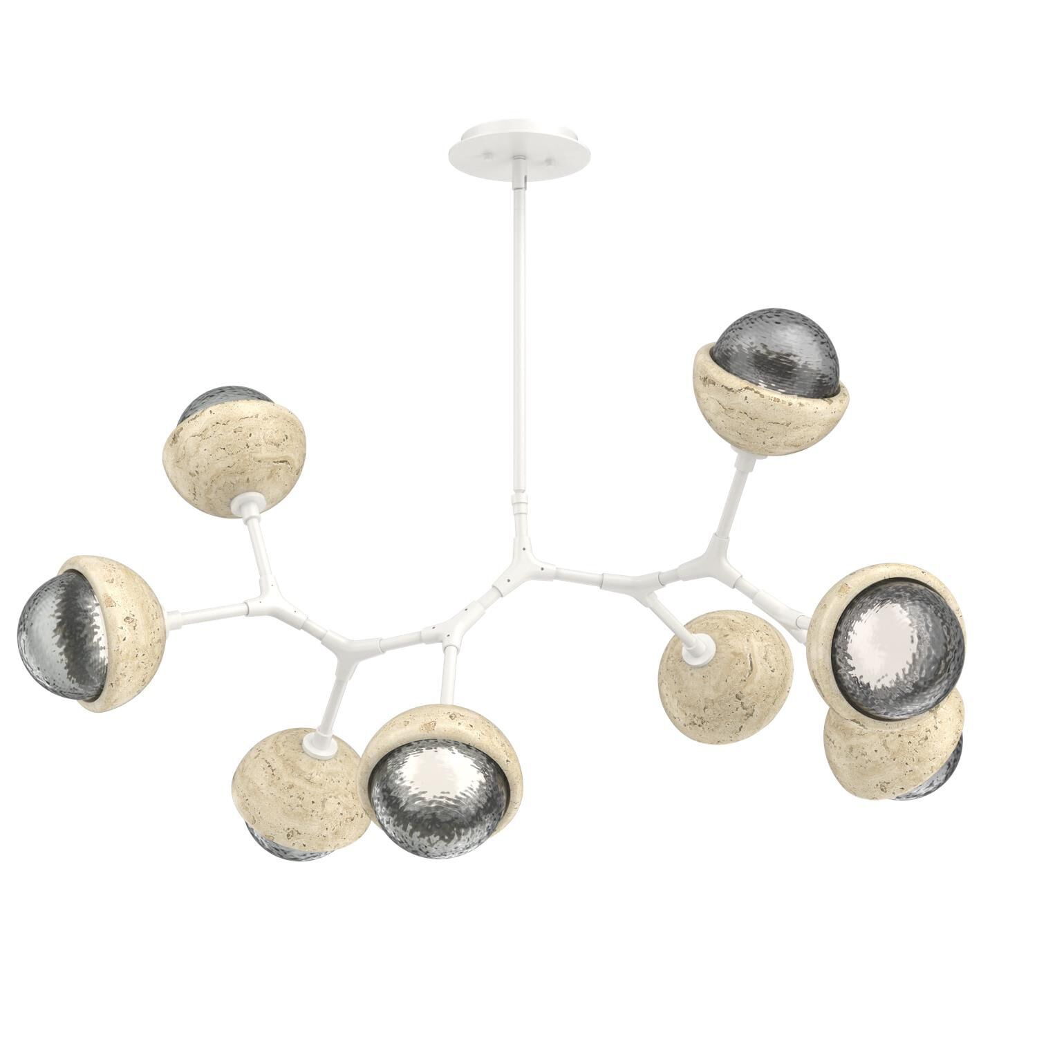 Levi Wilson Cabochon 38 Inch Linear Suspension Light by Hammerton Studio