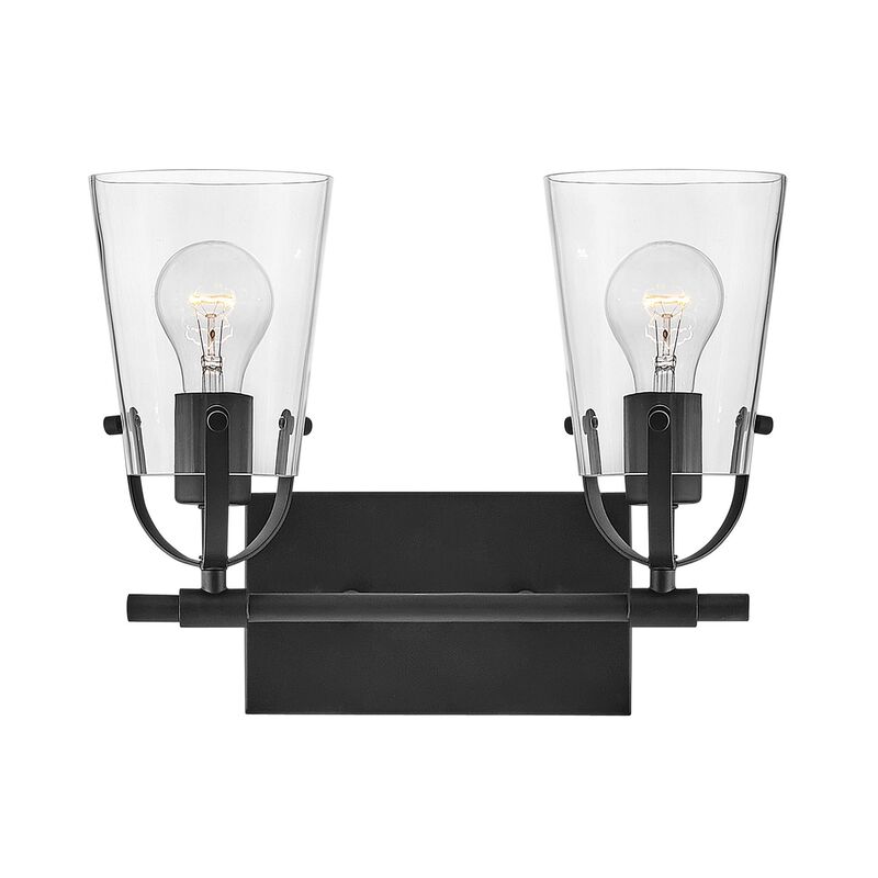 Foster 14 Inch 2 Light Bath Vanity Light by Hinkley
