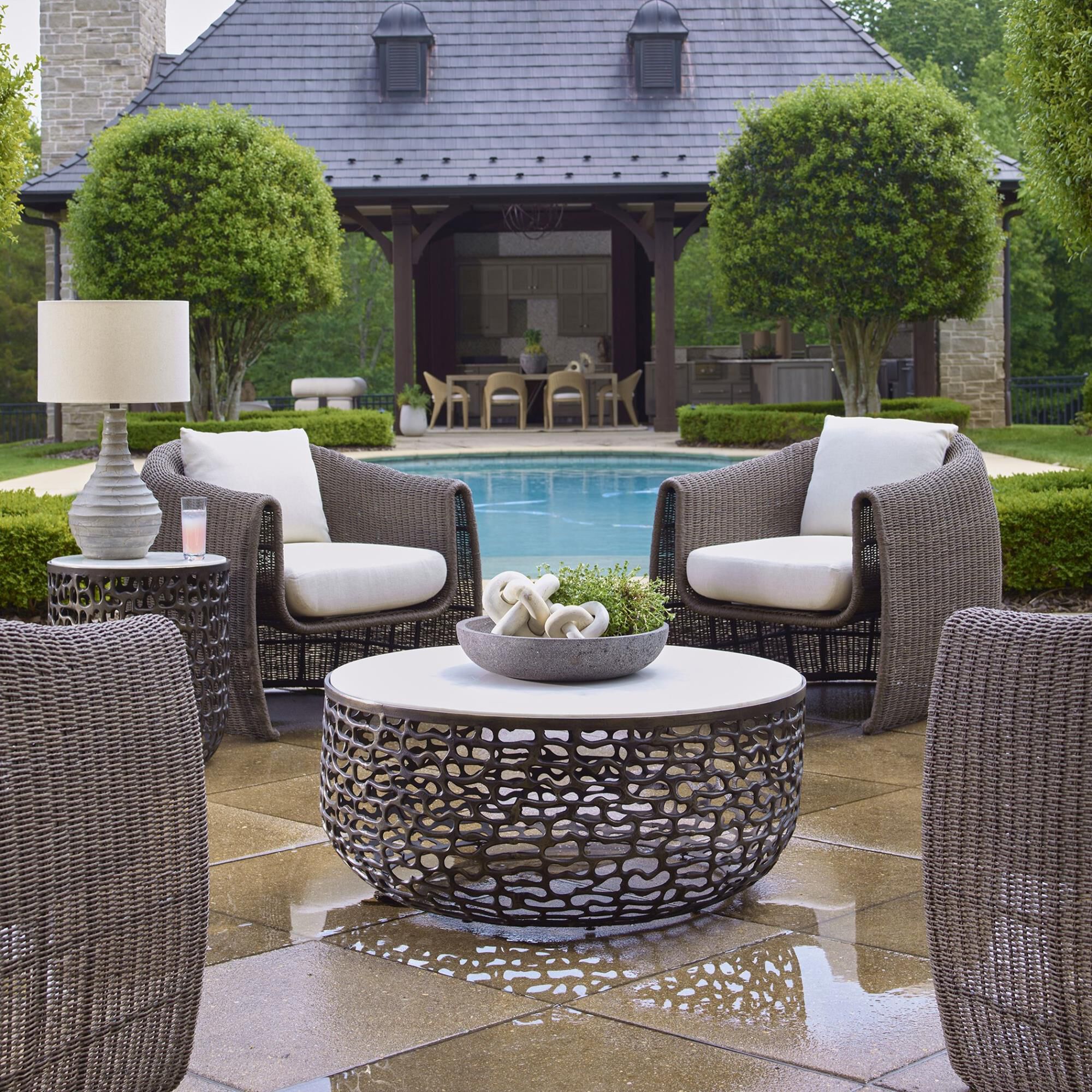 David Frisch Sabena 36 Inch Coffee Table by Uttermost