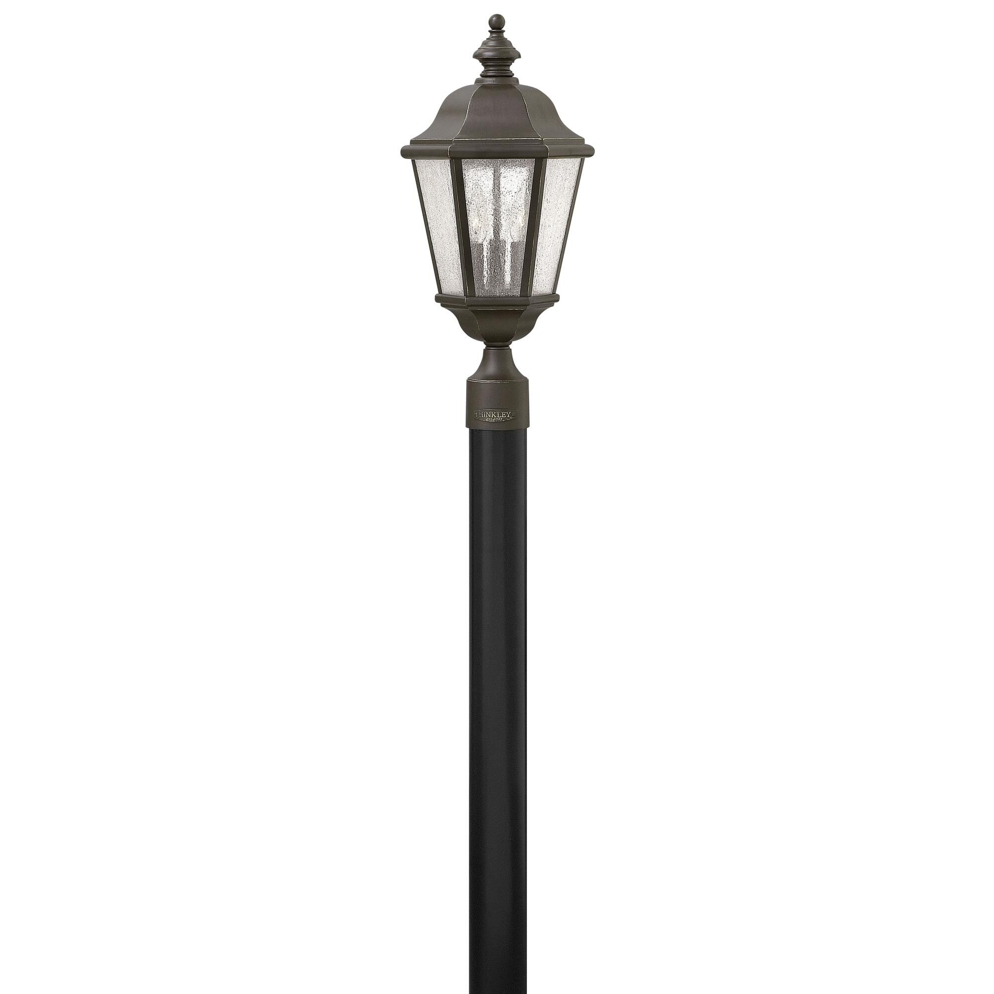 Edgewater 21 Inch Tall 3 Light Outdoor Post Lamp by Hinkley Lighting