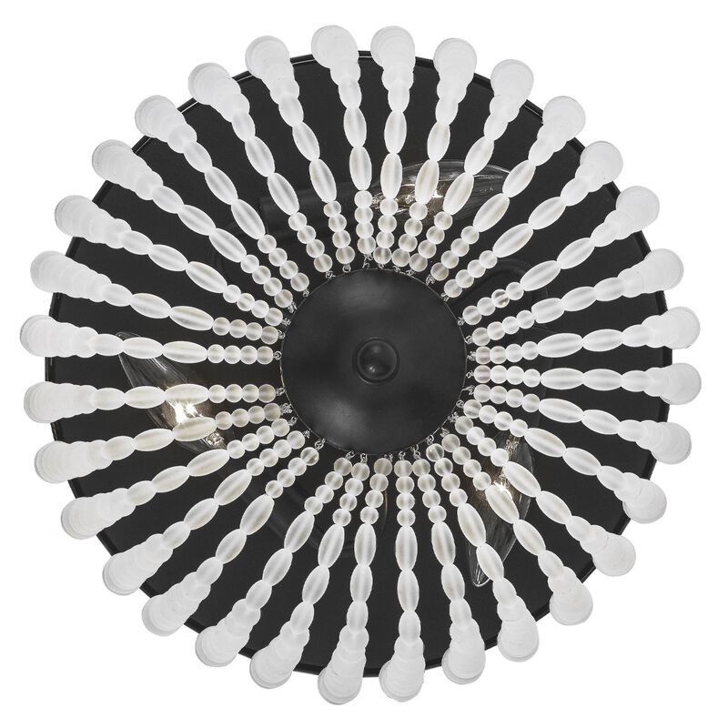 Rylee 12 Inch 3 Light Flush Mount by Crystorama