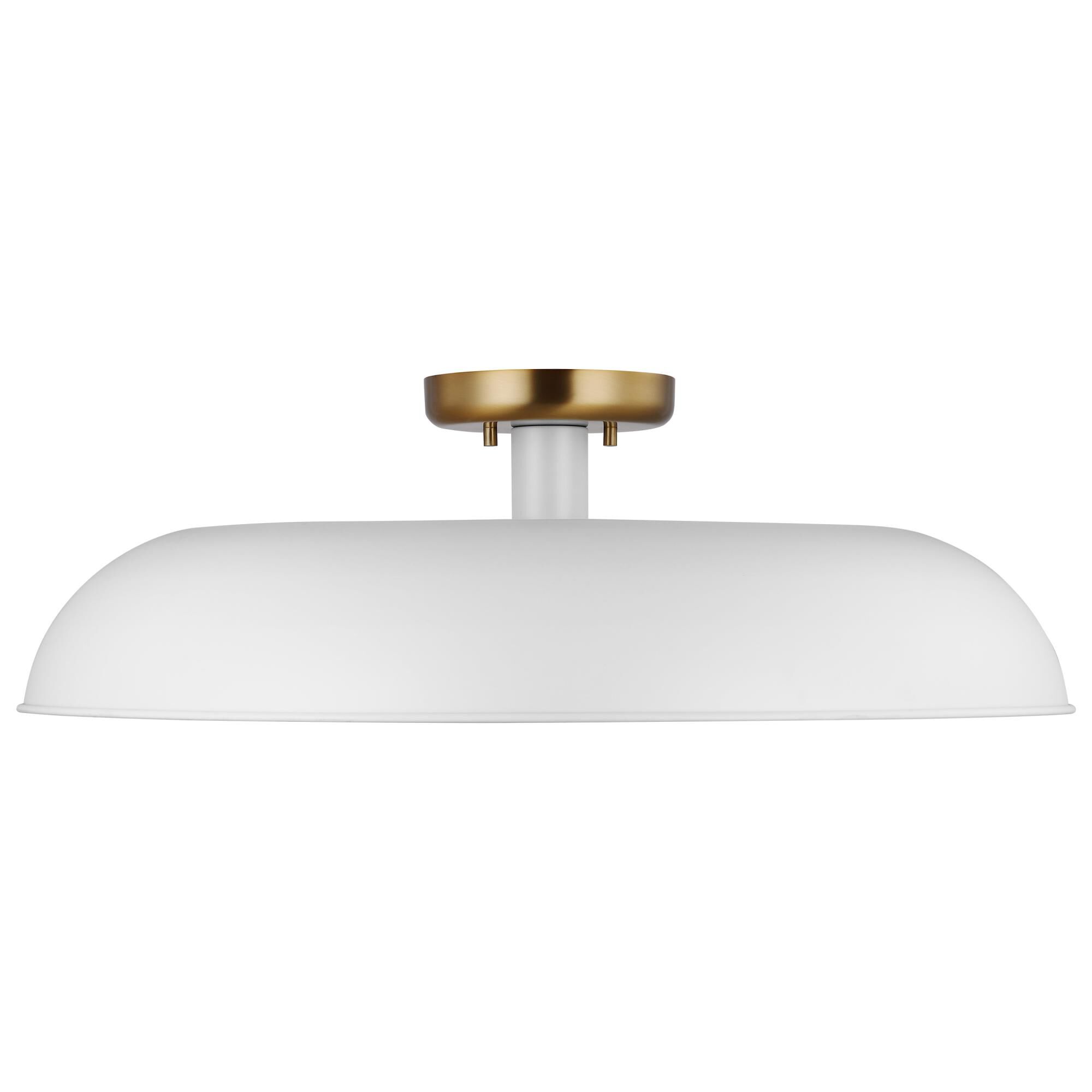 Colony 24 Inch 1 Light Semi Flush Mount by Nuvo Lighting