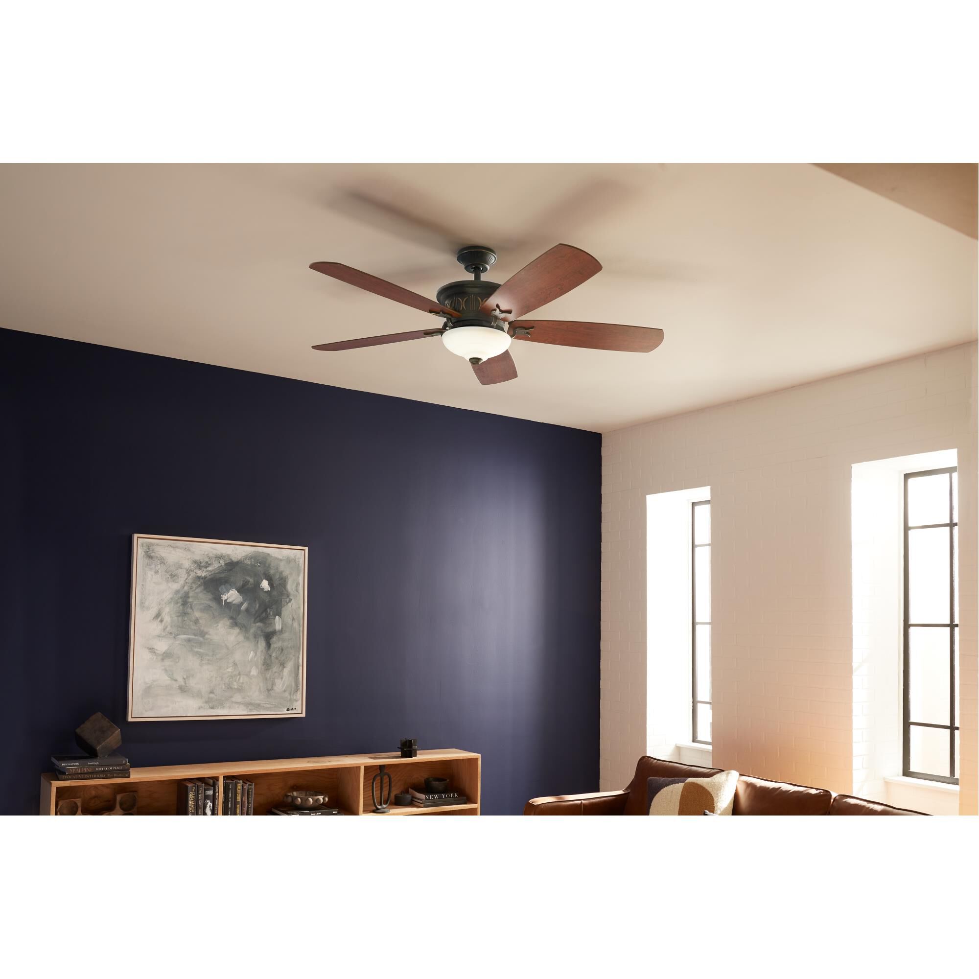 Crescent 56 Inch Ceiling Fan with Light Kit by Kichler Lighting