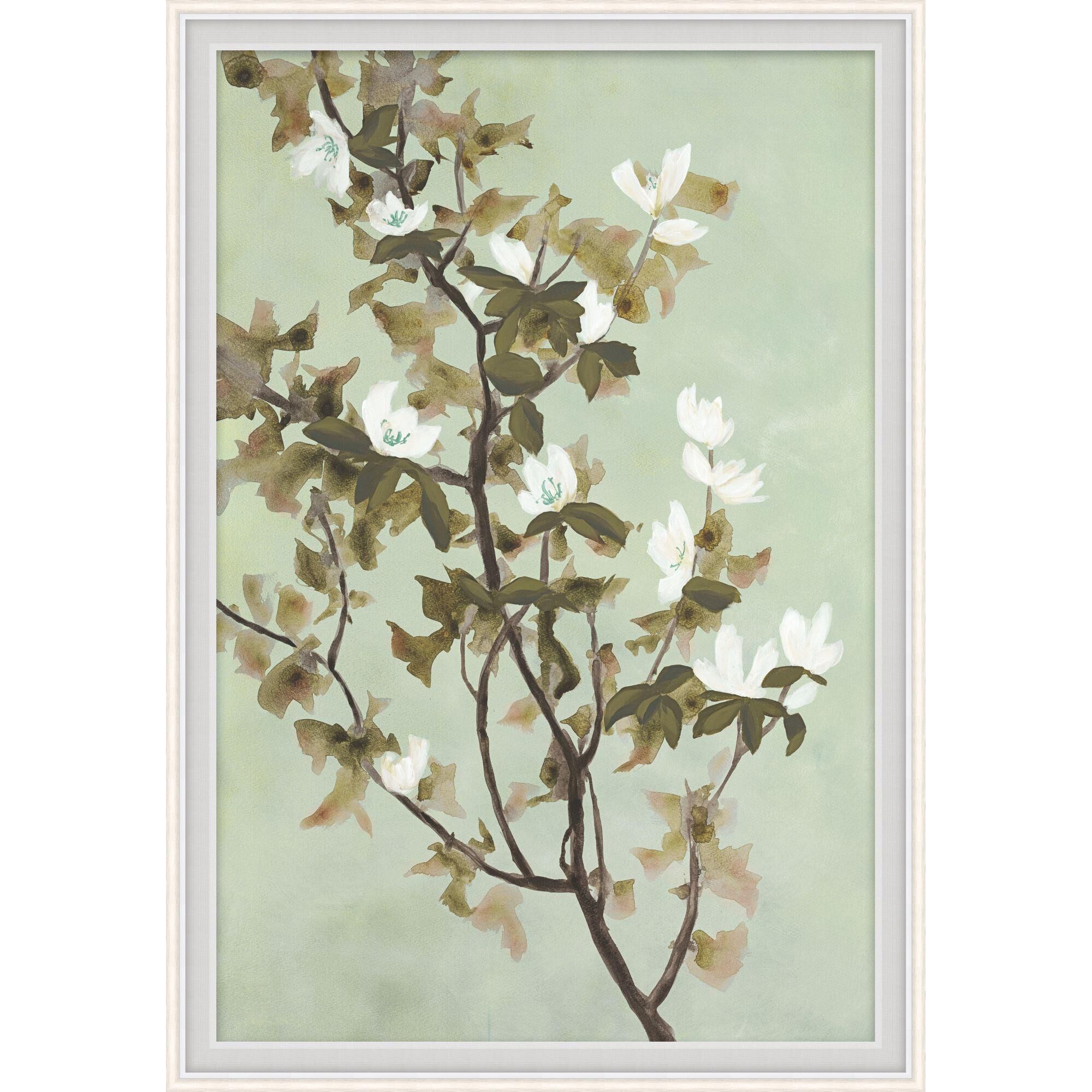 Studio L57 Affinity Blossoms In Mint Print by LEVEL57