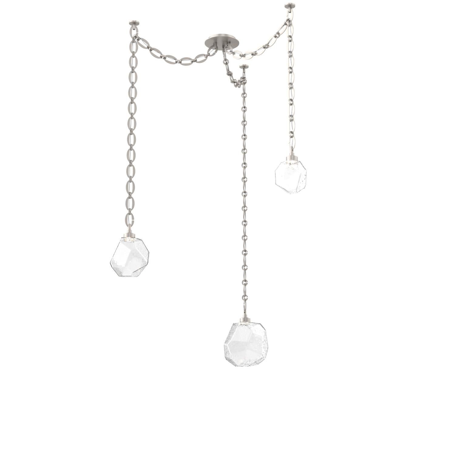 Levi Wilson Gem 17 Inch Multi Pendant Light by Hammerton Studio