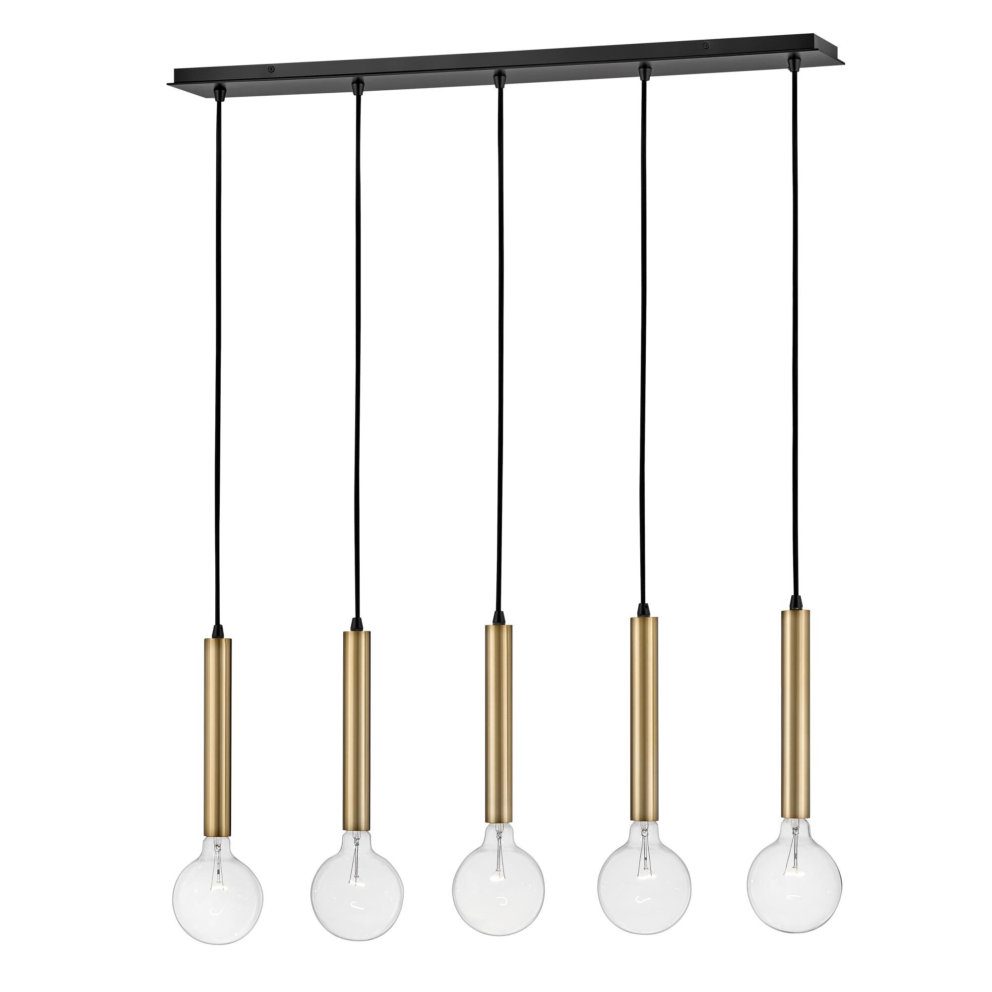 Bobbie 36 Inch 5 Light Linear Suspension Light by Lark