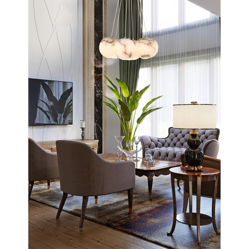Kepler 18 Inch 7 Light Multi Light Pendant by Eurofase Lighting