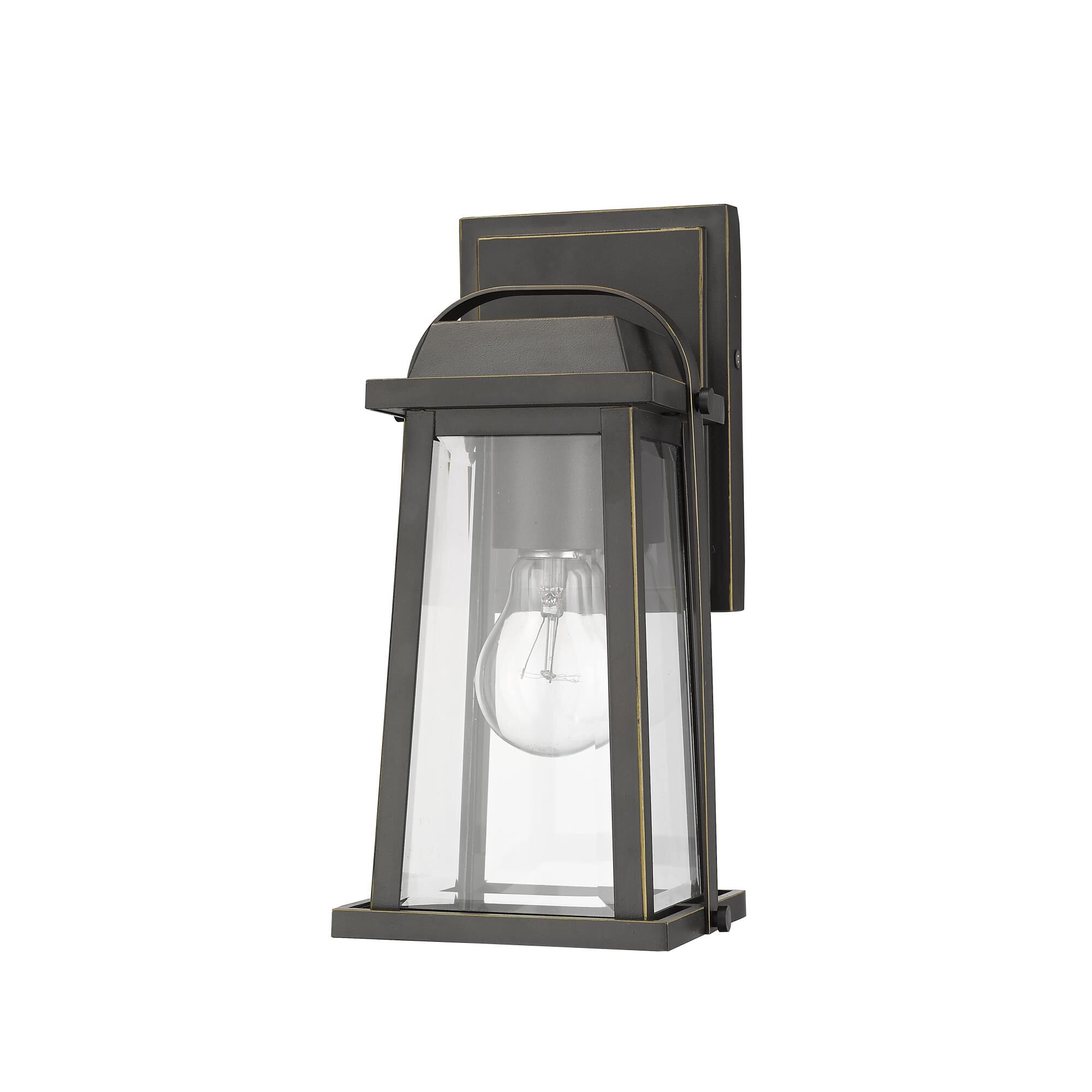 Z-Lite Millworks 10 Inch Tall Outdoor Wall Light
