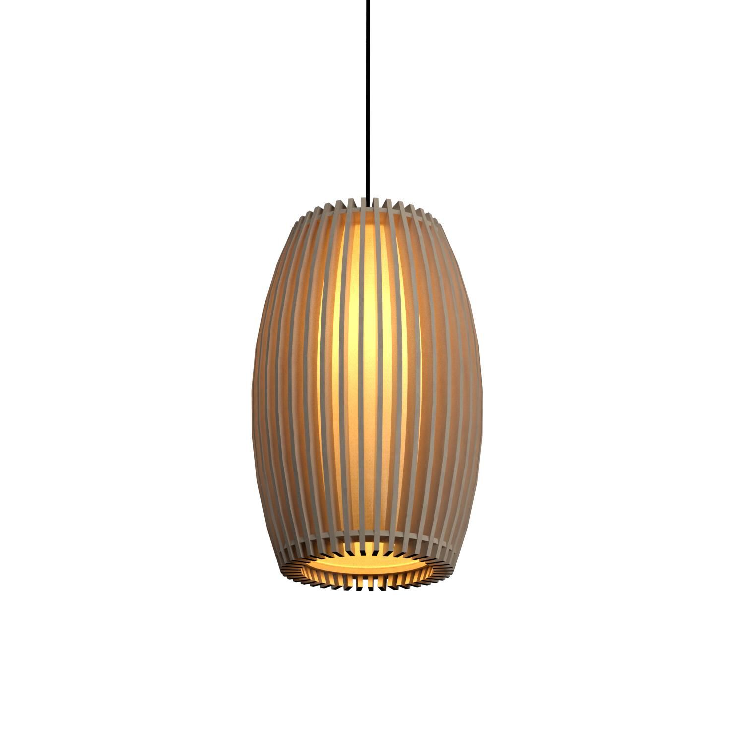 Stecche Di Legno Mini Pendant by Accord Lighting