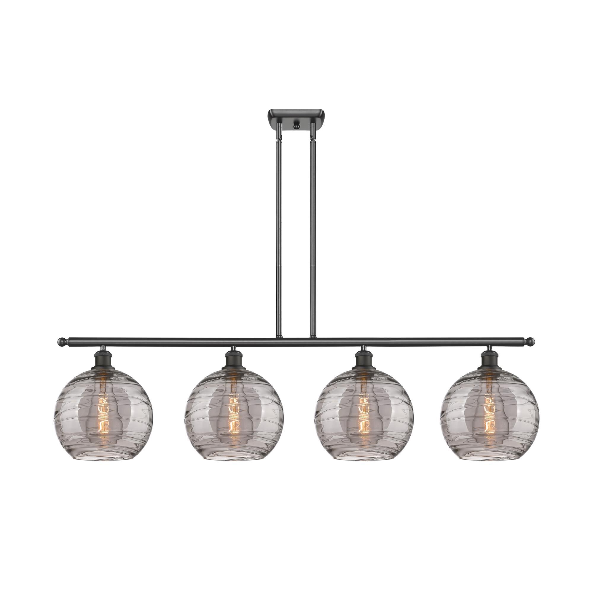 Bruno Marashlian Athens Deco Swirl 48 Inch Linear Suspension Light by Innovations Lighting