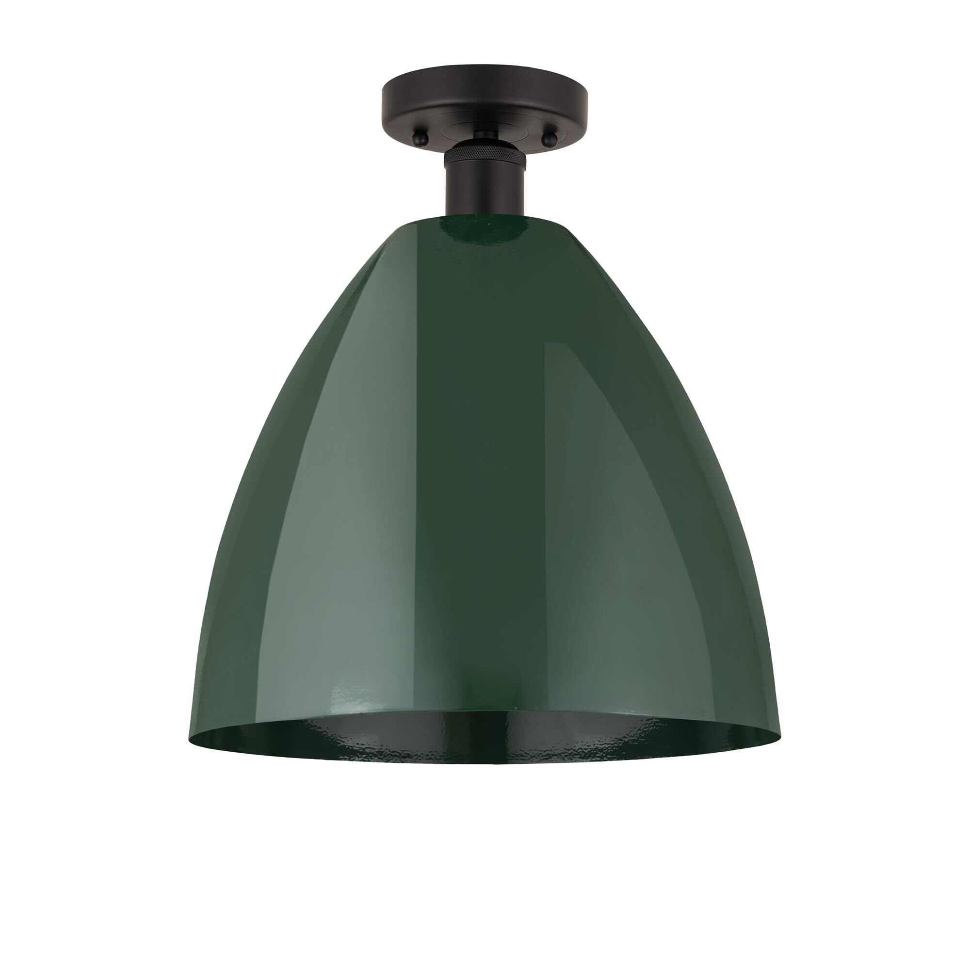 Shown in Oil Rubbed Bronze and Green finish and Green Metal shade
