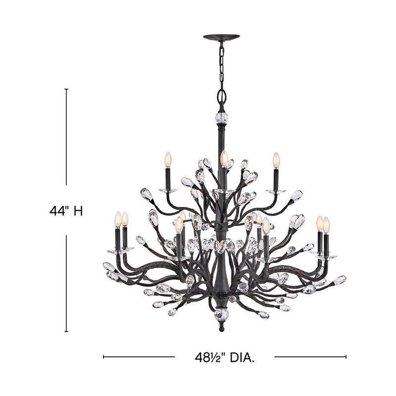 Eve Large Chandelier by Fredrick Ramond