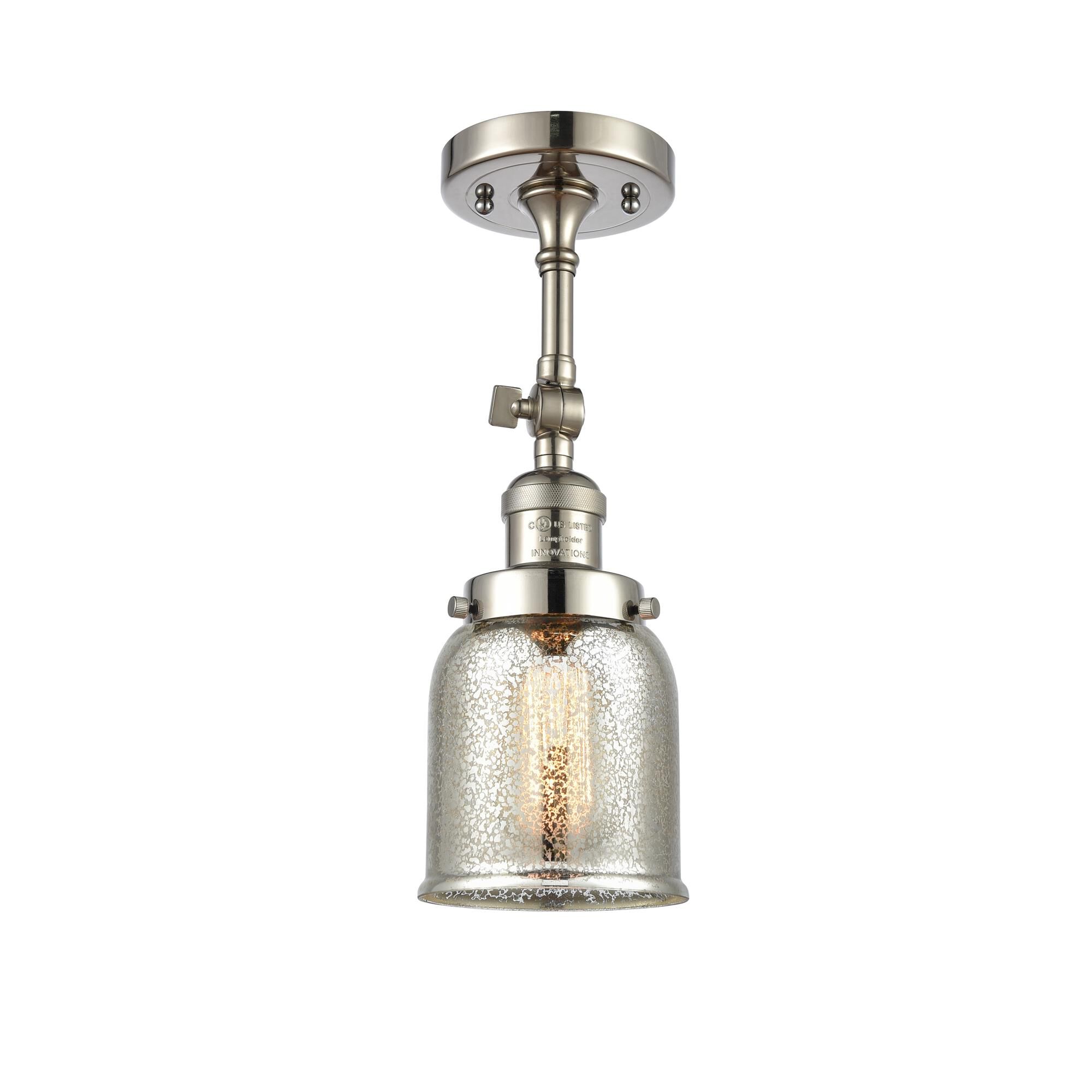 Bruno Marashlian Small Bell 5 Inch 1 Light Semi Flush Mount by Innovations Lighting