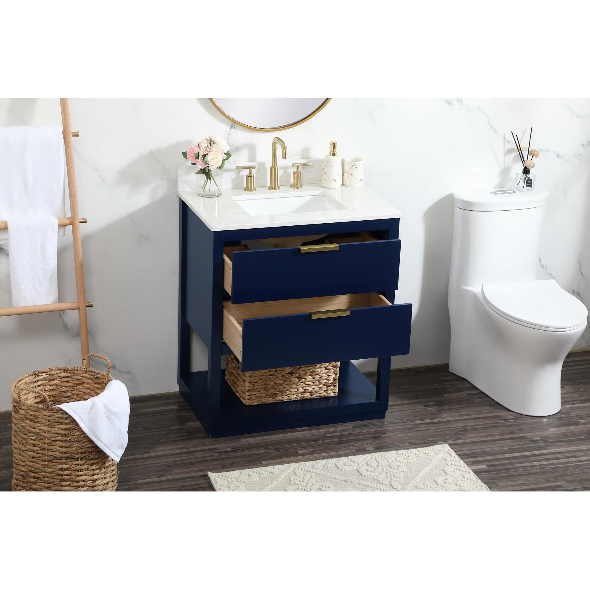Larkin 30 Inch Bath Vanity by Elegant Decor
