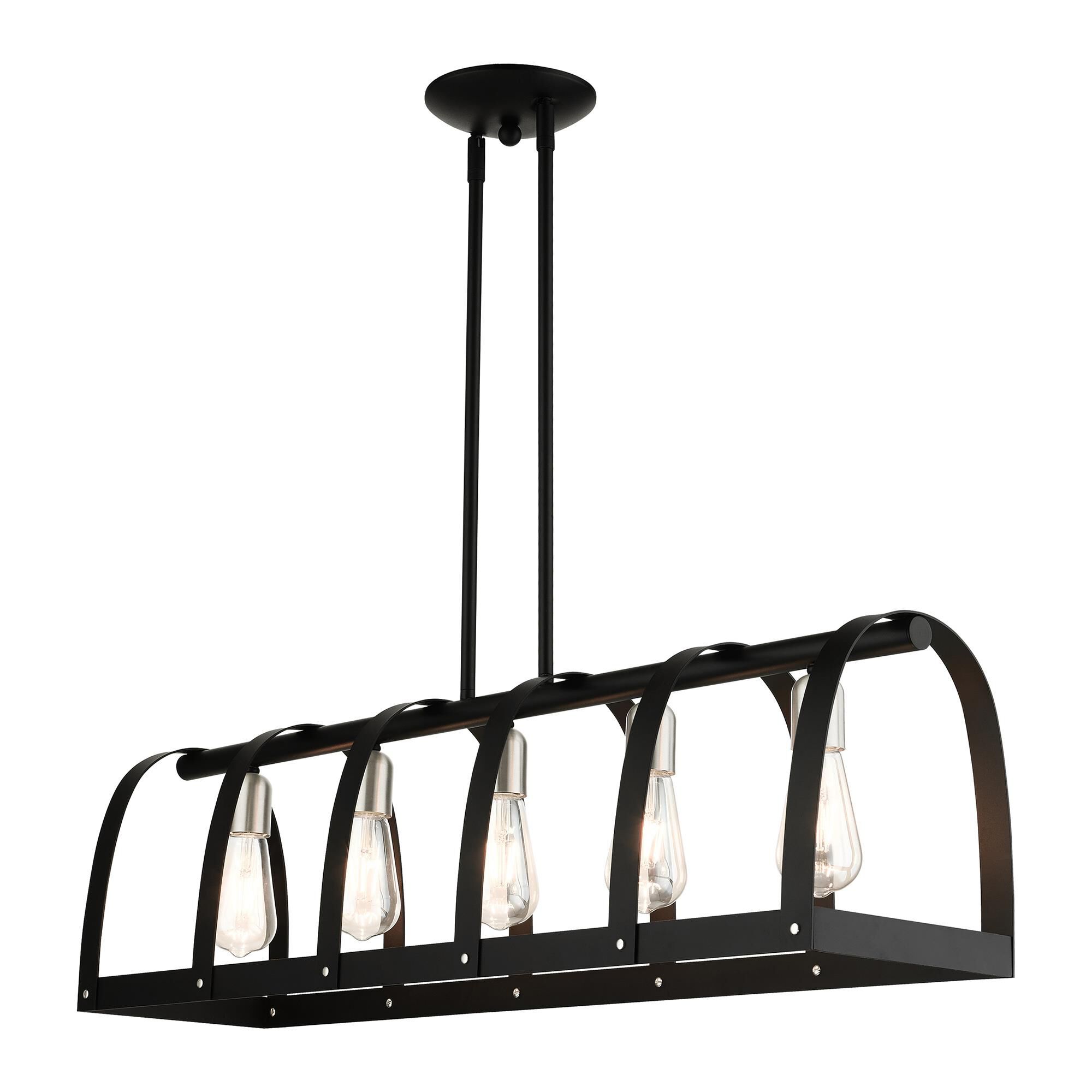 Stoneridge 36 Inch 5 Light Linear Suspension Light by Livex Lighting