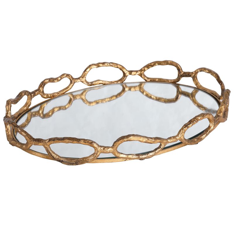 Uttermost Cable Oval 18.6 Inch Mirror by Uttermost
