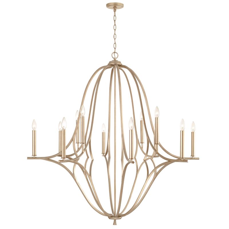 Claire 48 Inch 12 Light Chandelier by Capital Lighting Fixture Company