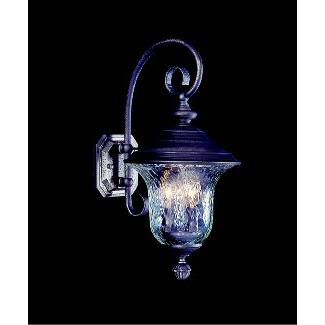 Shown with Rain glass and Clear Mottled Glass shade