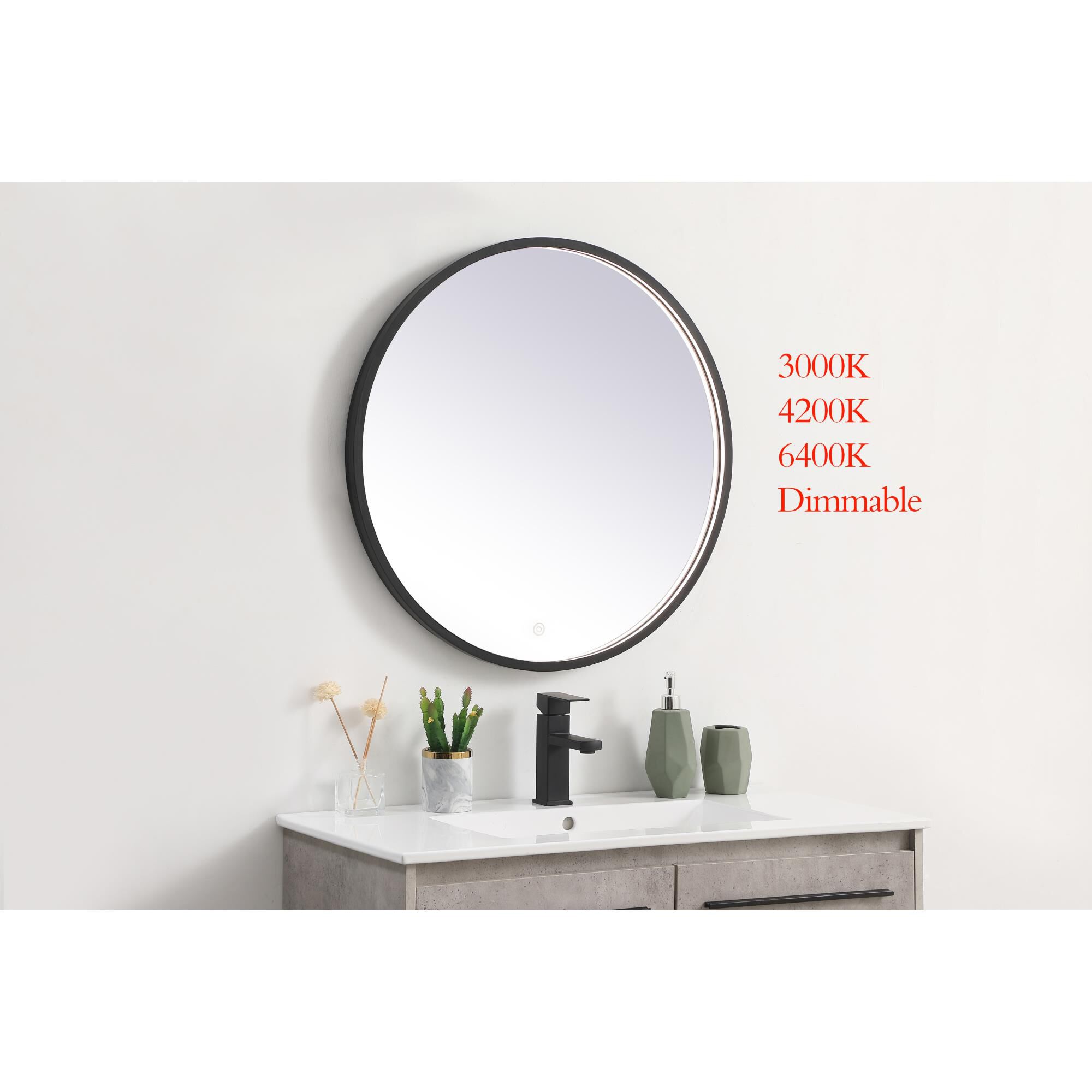 Pier LED Lighted Mirror by Elegant Decor