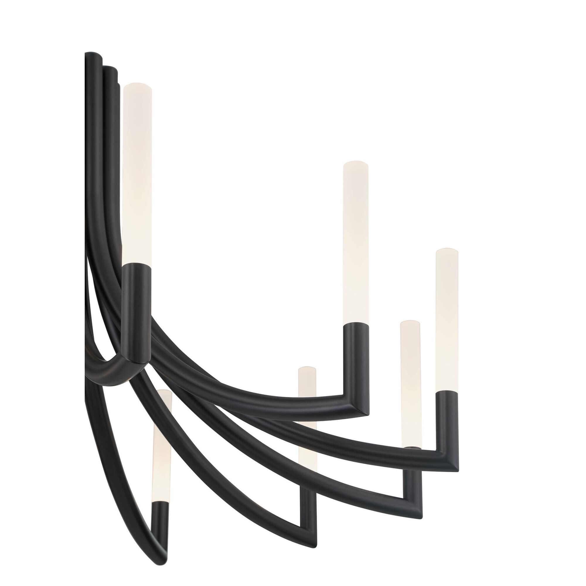 Shown in Black finish and Frosted Acrylic glass