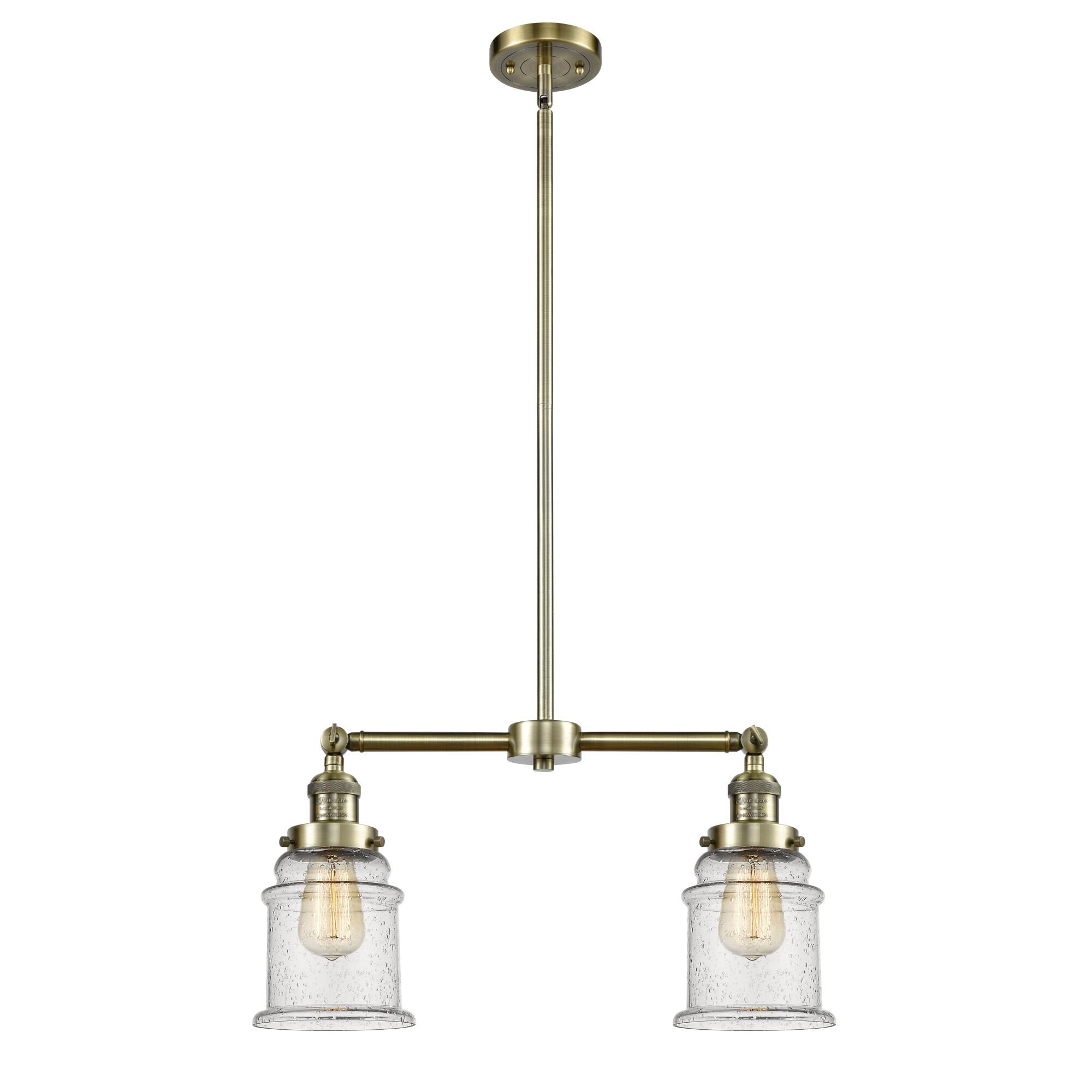 Bruno Marashlian Canton 21 Inch 2 Light Mini Chandelier by Innovations Lighting