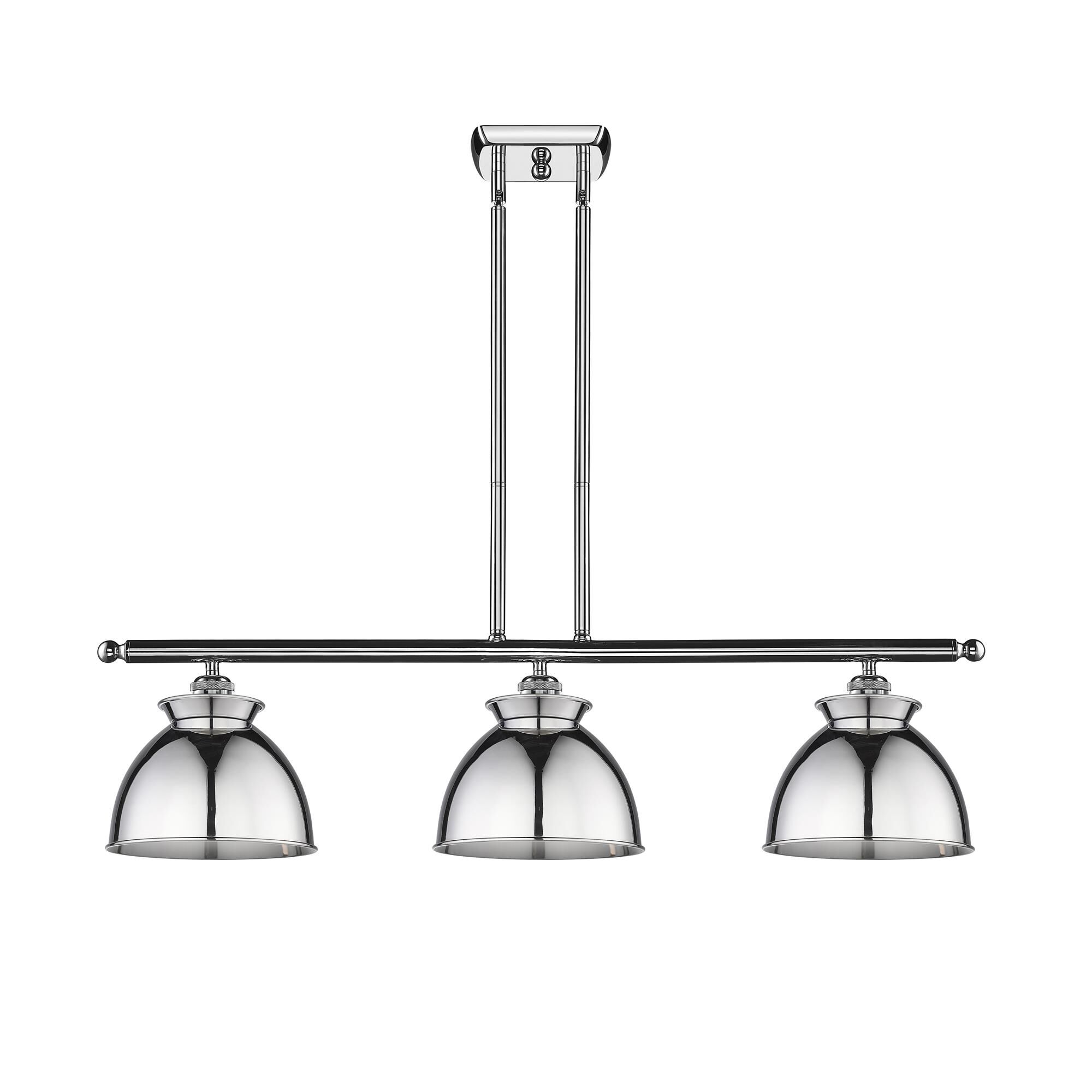 Shown in Polished Chrome finish and Polished Chrome shade
