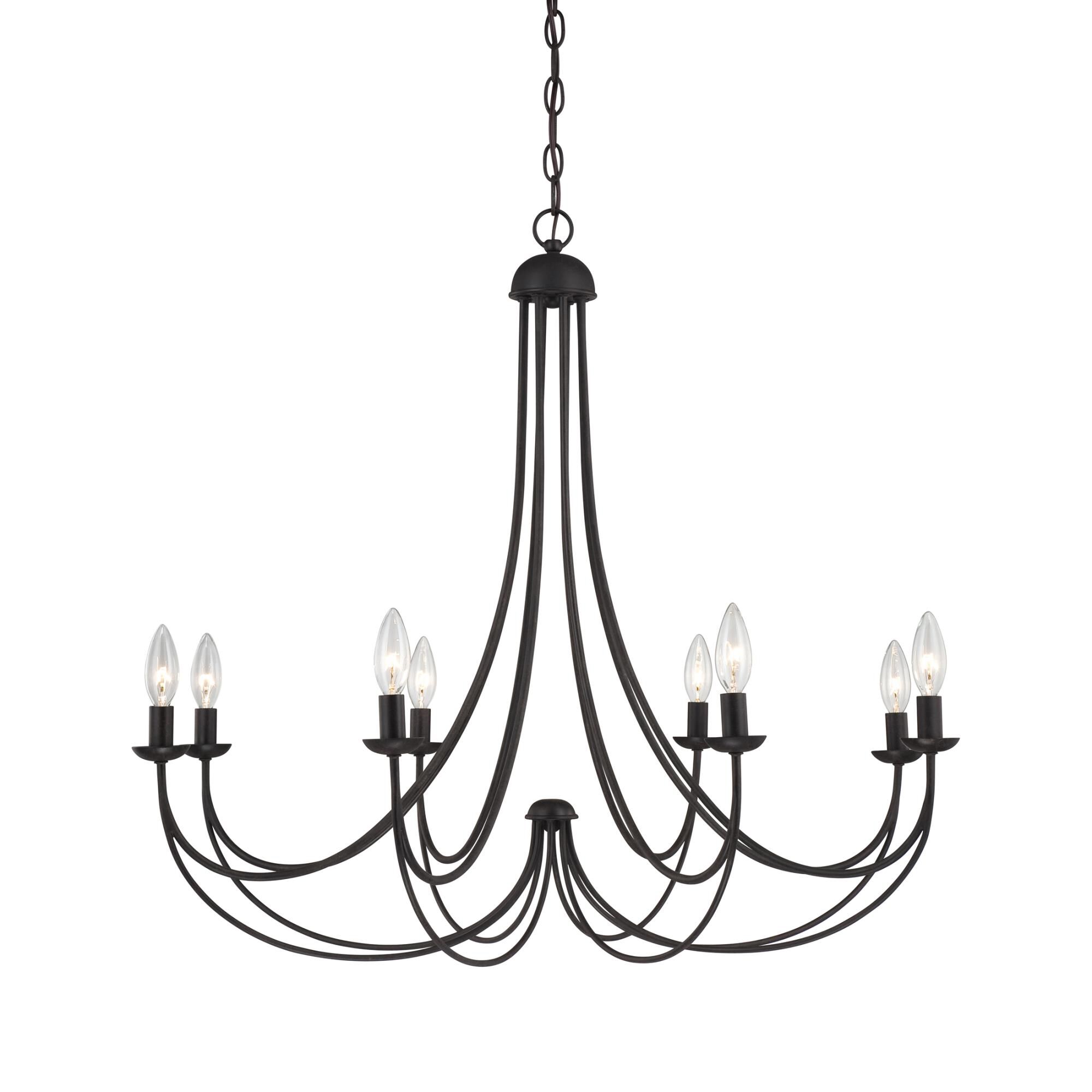 Mirren 32 Inch 8 Light Chandelier by Quoizel