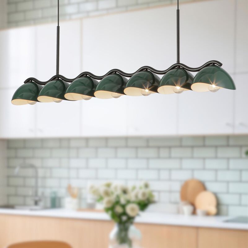 Ryan Pauly Atlas Medium Linear Chandelier by Kuzco
