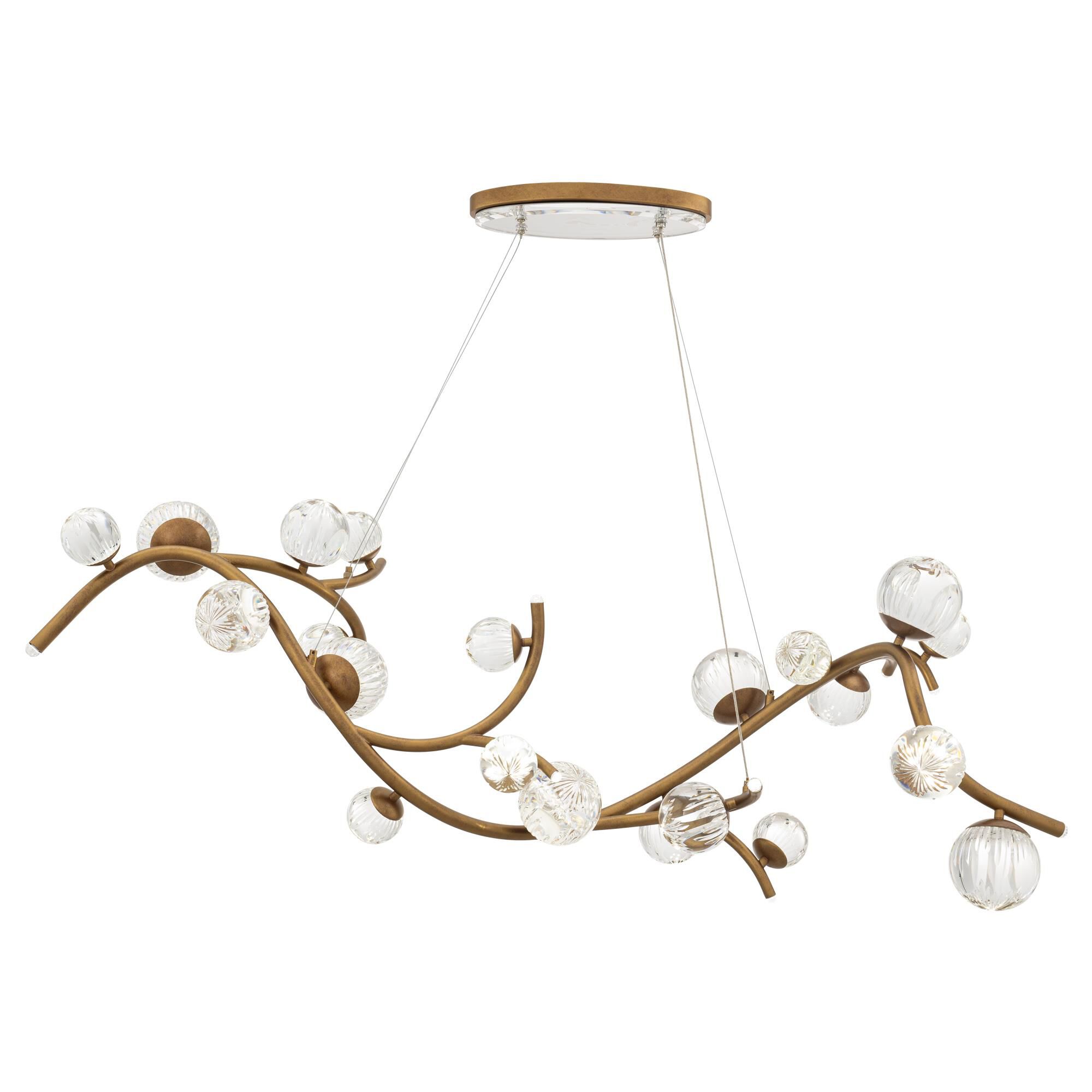 Audacity 57 Inch Linear Suspension Light by Schonbek Forever