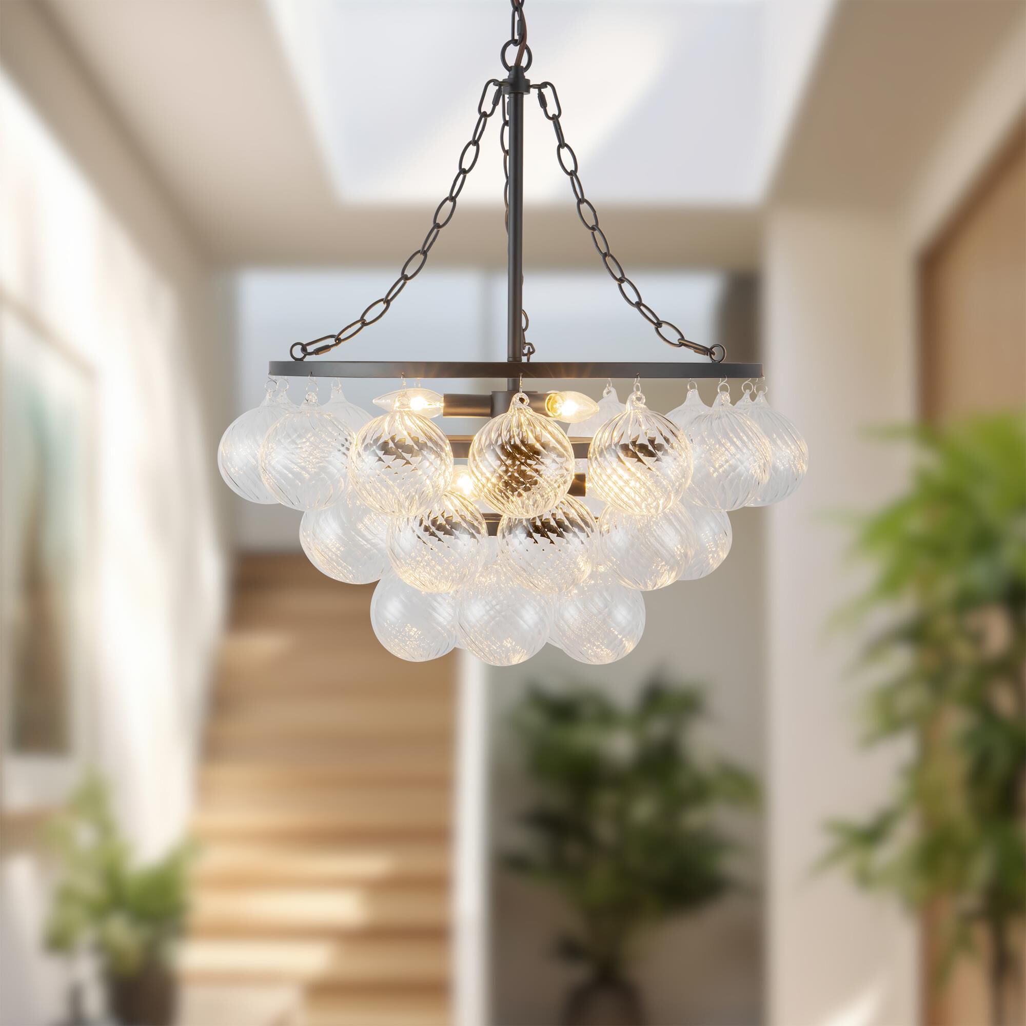 Peyton Fox Faye 24 Inch Chandelier by Alora Mood