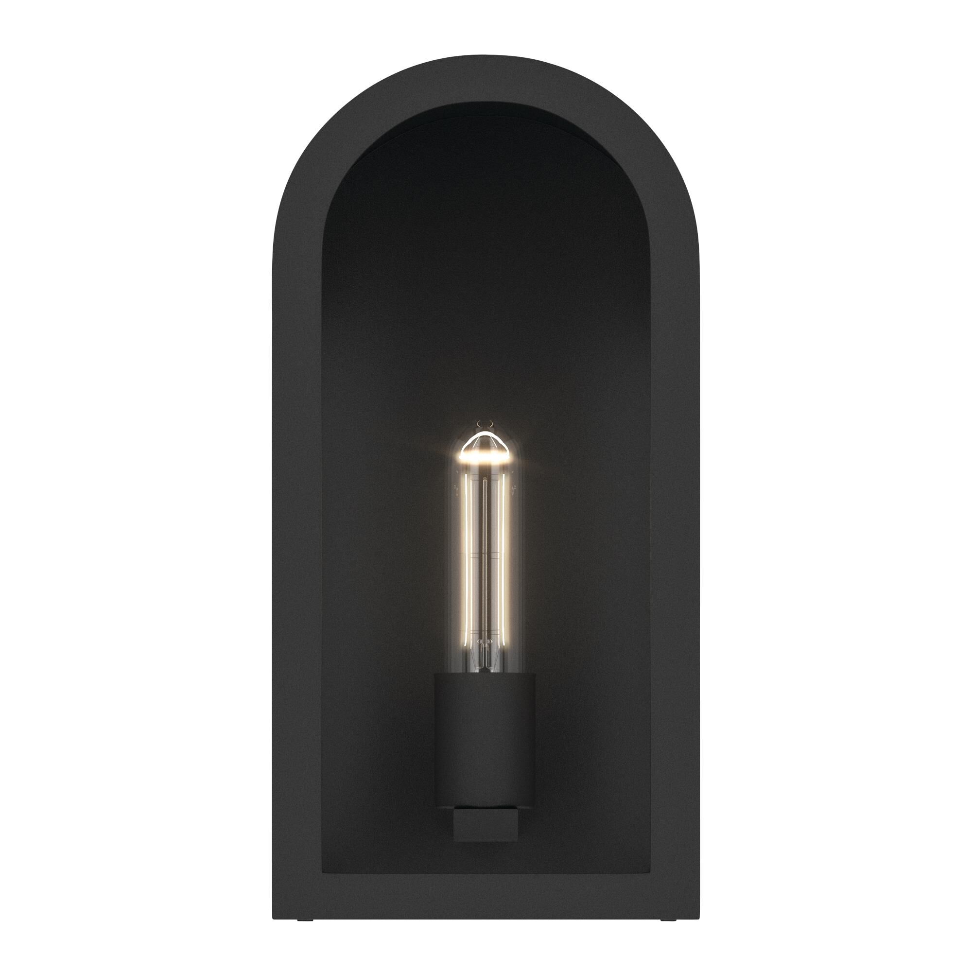 Shown in Textured Black finish and Clear glass