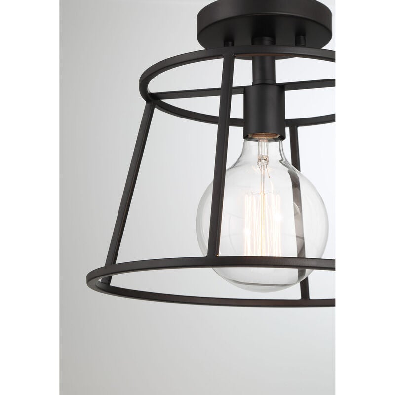 13 Inch Semi Flush Mount by Meridian Lighting