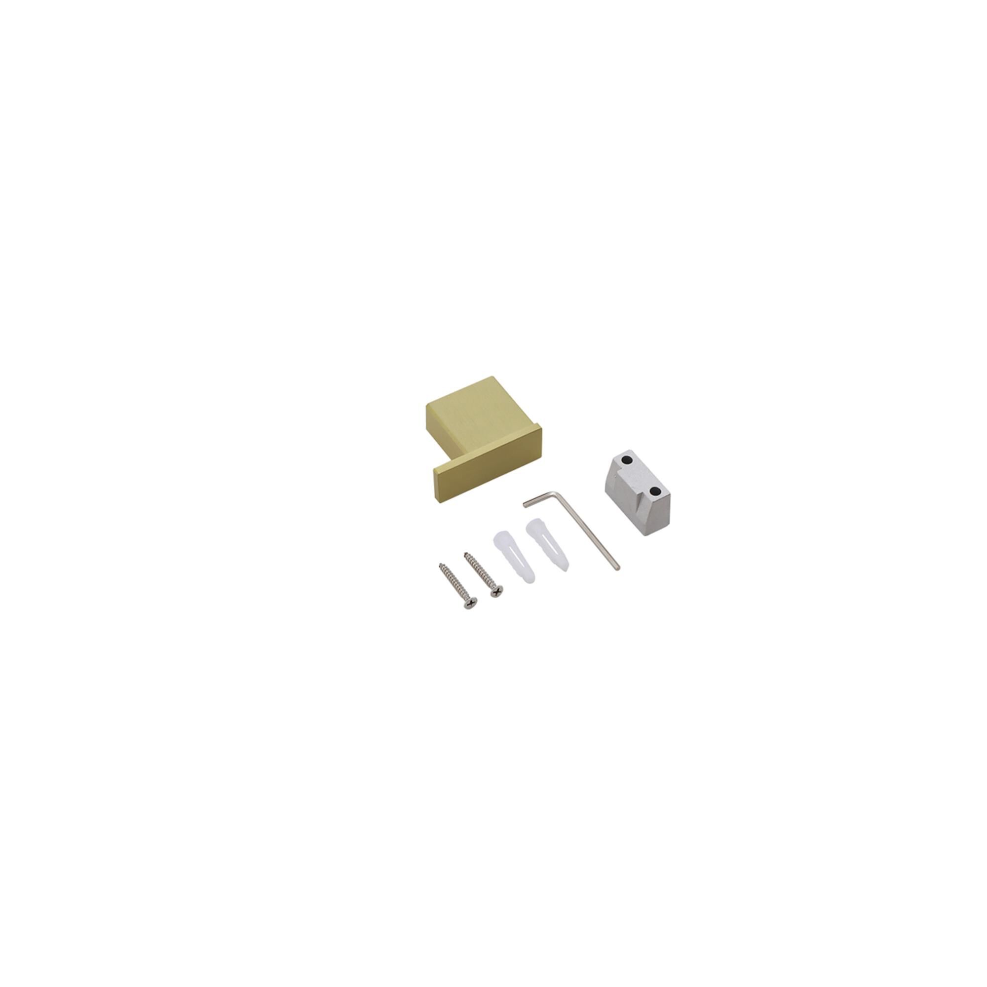 Shown in Brushed Gold finish