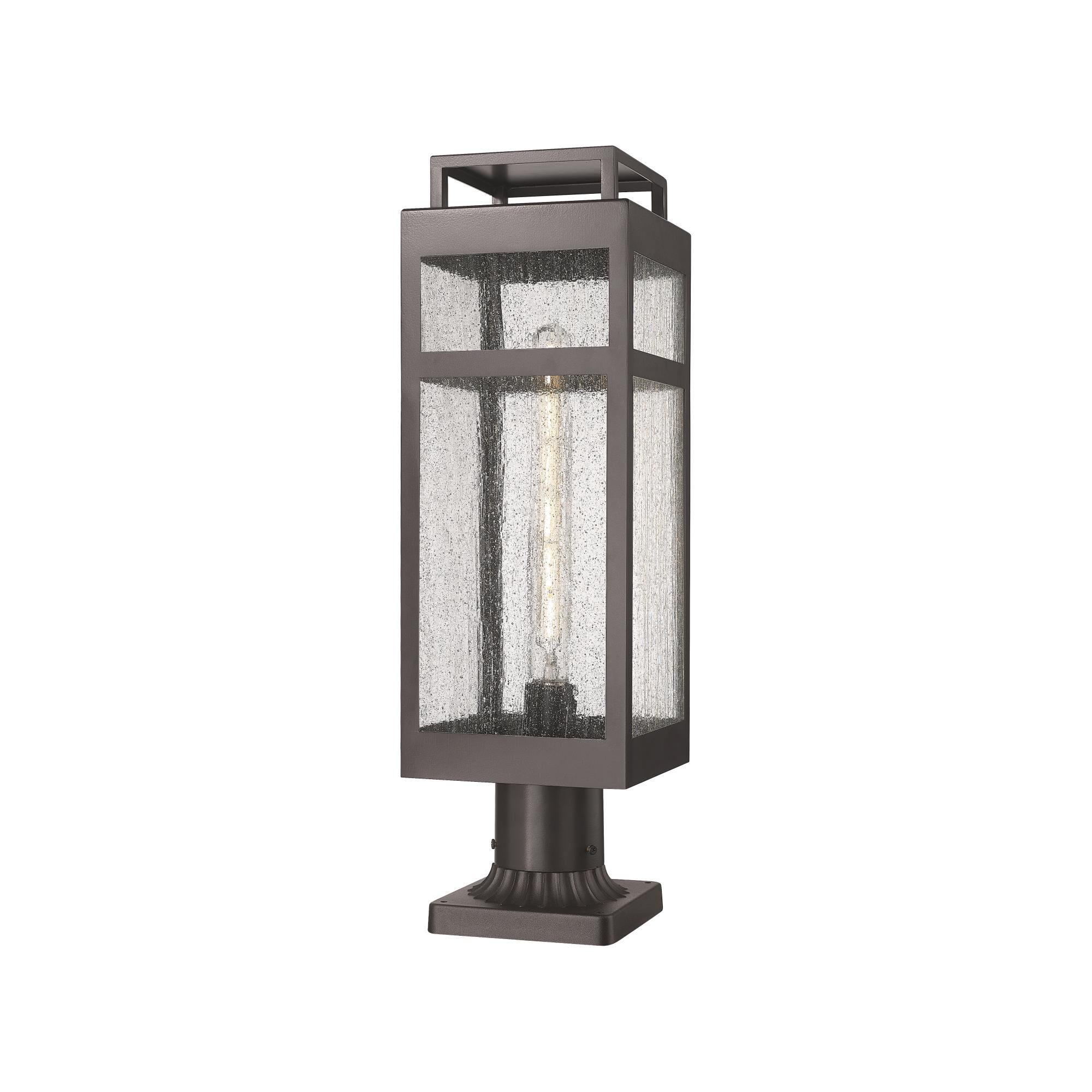 Shown in Bronze finish and Seedy shade