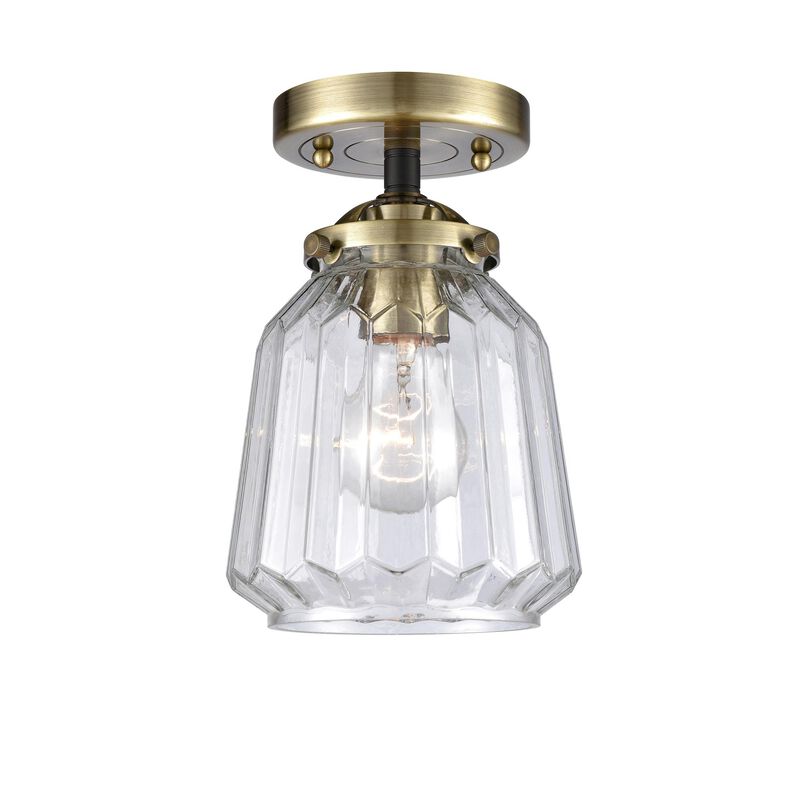 Bruno Marashlian Chatham 6 Inch 1 Light Semi Flush Mount by Innovations Lighting