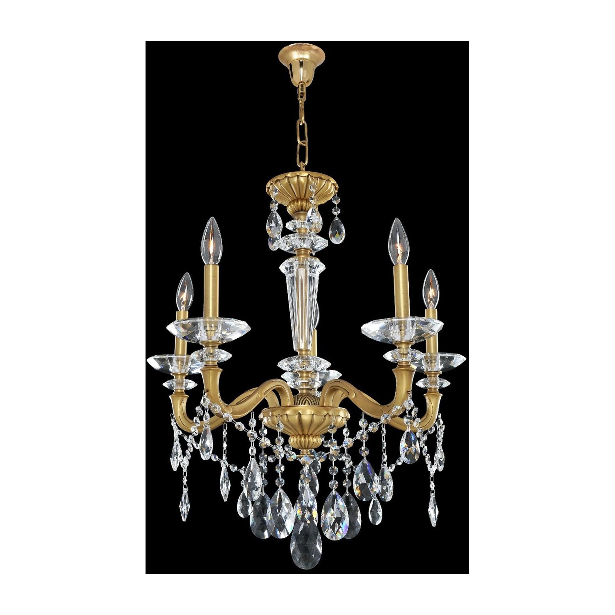Shown in Historic Brass finish and Firenze Clear crystal