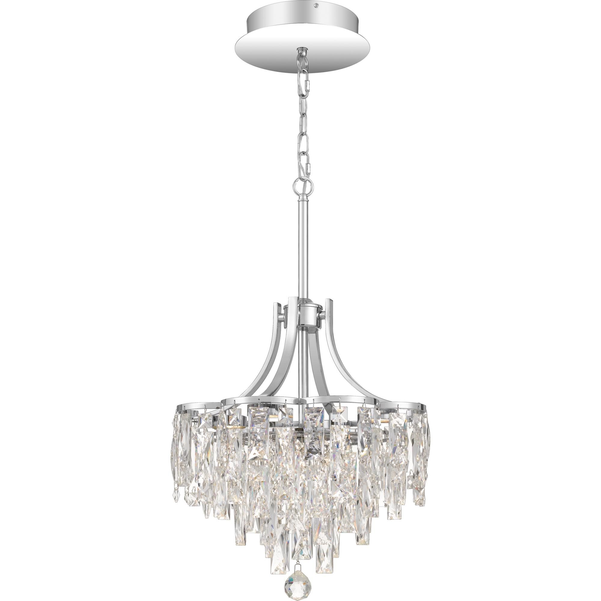Platinum Collection Bravado 15 Inch LED Large Pendant by Quoizel