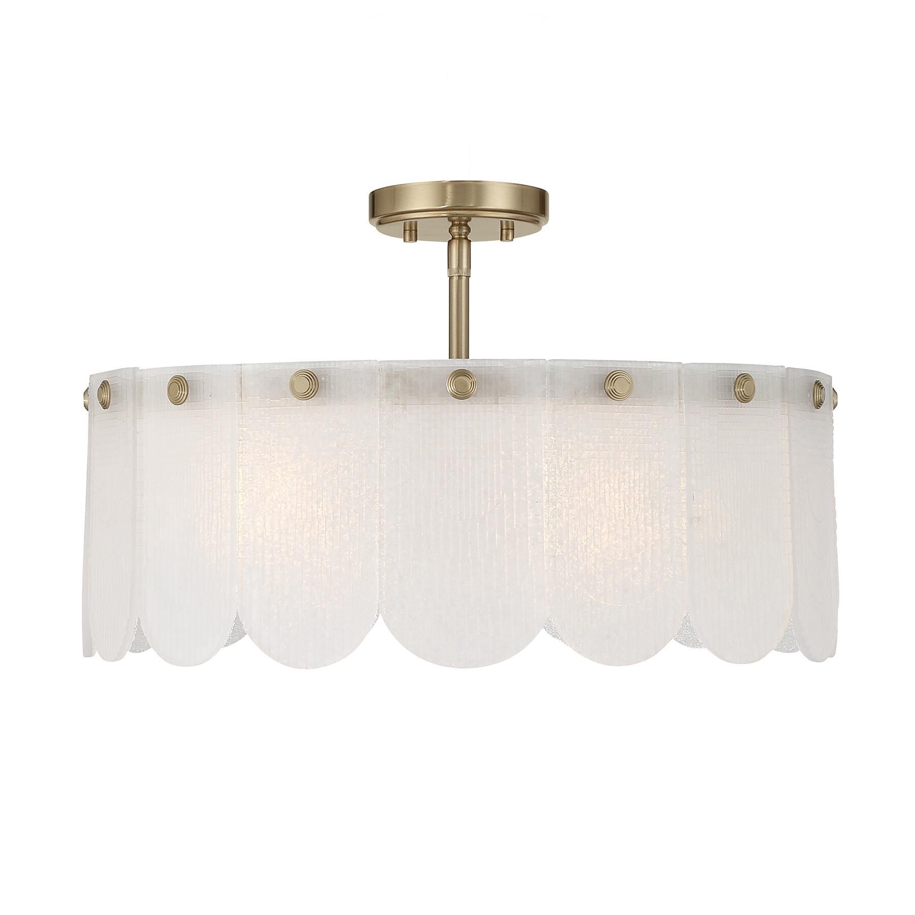 Ashton 20 Inch Semi Flush Mount by Savoy House