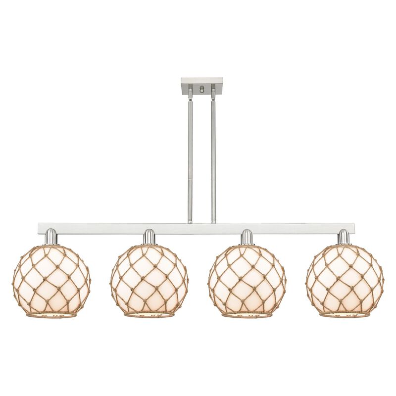 Bruno Marashlian Farmhouse Rope 53 Inch Linear Suspension Light by Innovations Lighting