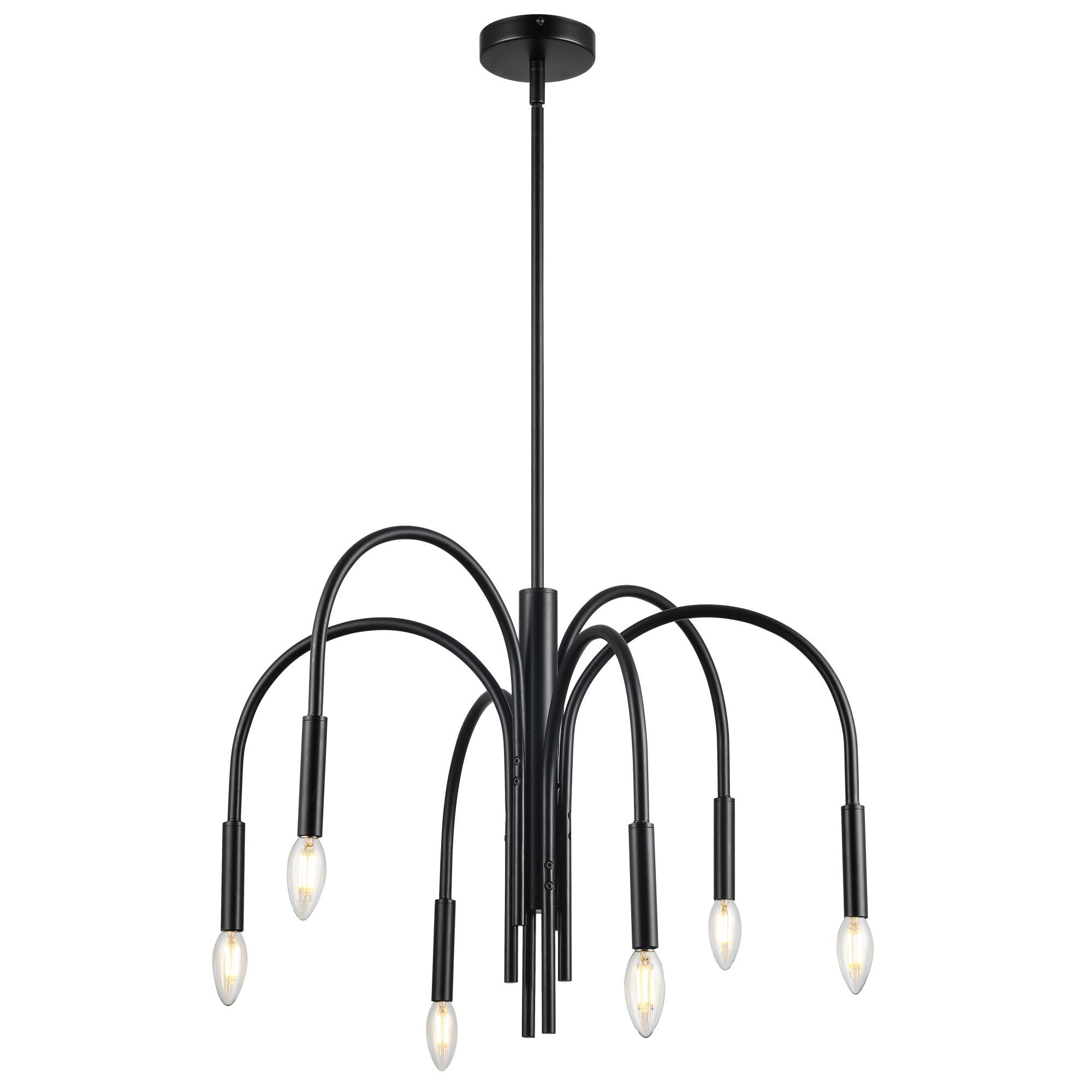 Callway 24 Inch 6 Light Chandelier by Dainolite
