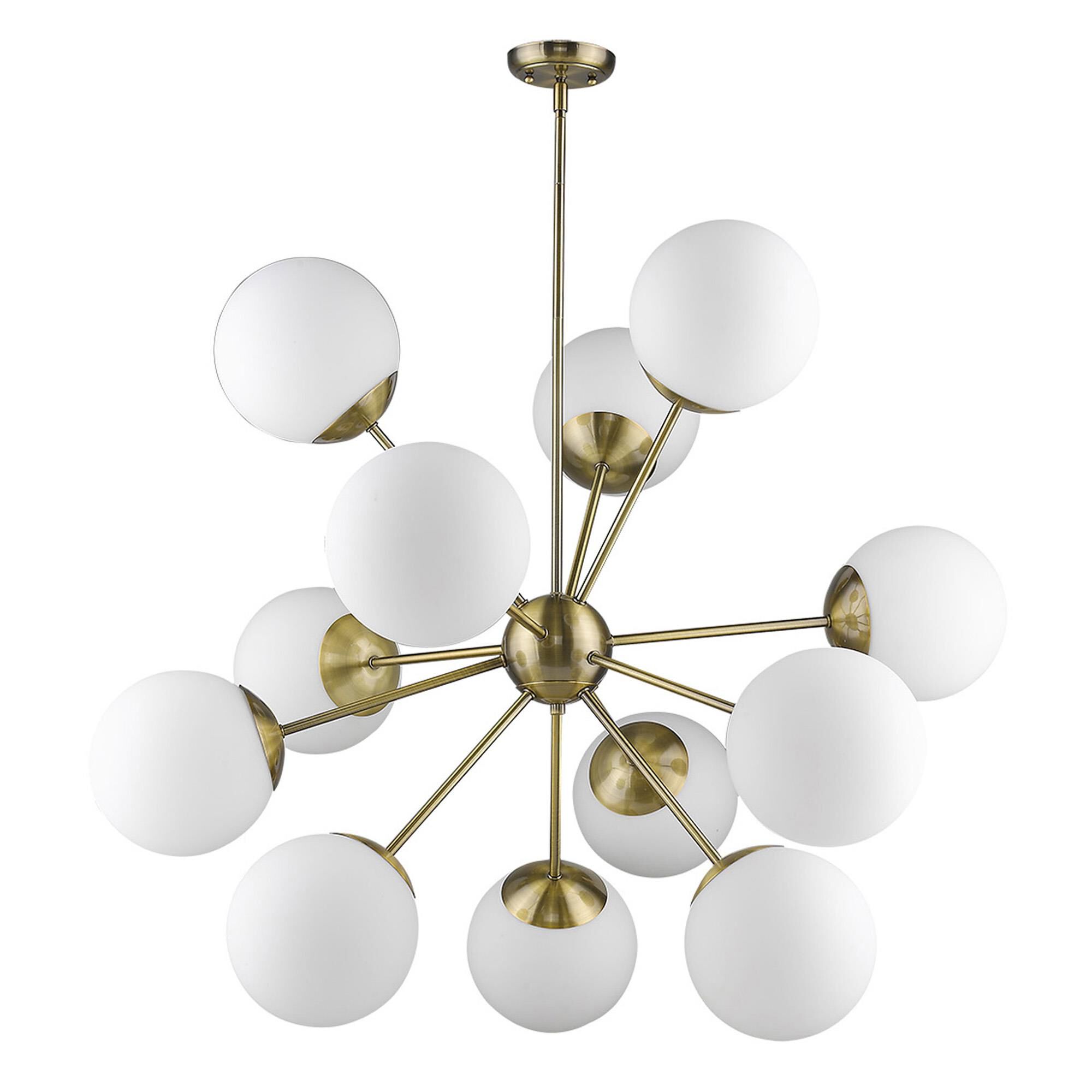 Solea 40 Inch 12 Light Chandelier by Trend Lighting